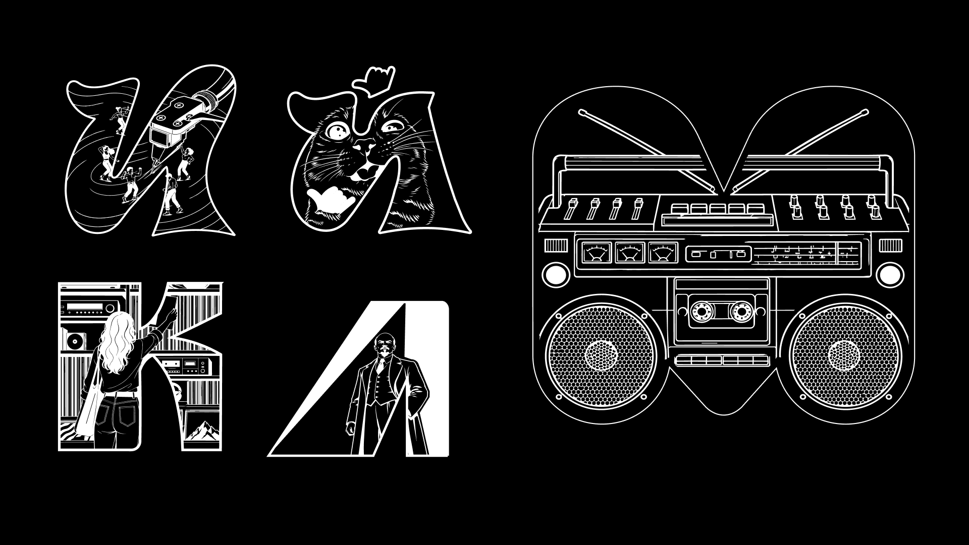 БКВЧ '26 / Музыкальные буквы — Изображение №6 — Брендинг, Иллюстрация на Dprofile