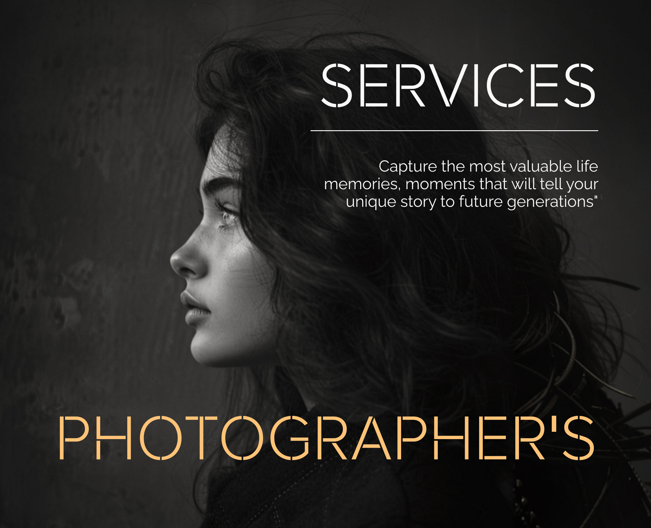 Лендинг для фотографа — Интерфейсы, Брендинг на Dprofile