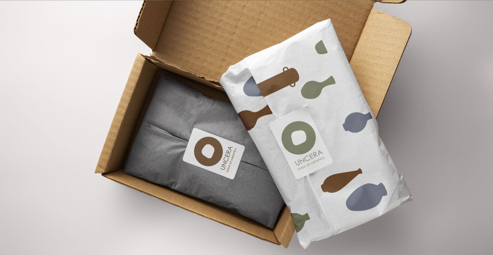 UNCERA—ceramic design studio/ айдентика студии керамики — Изображение №6 — Брендинг на Dprofile