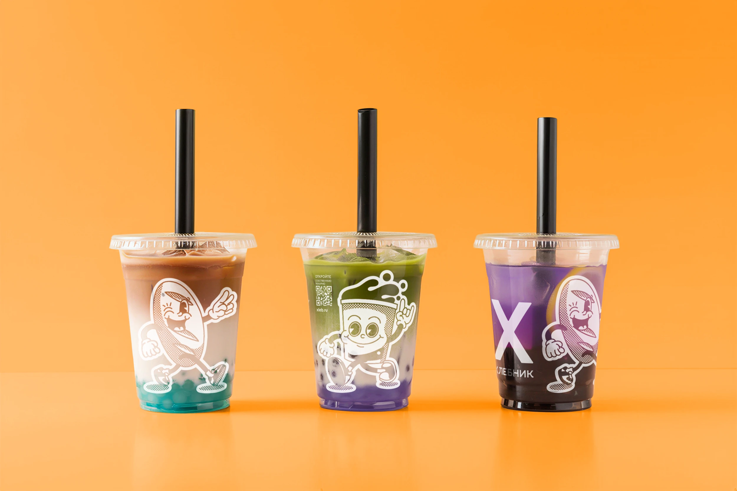Cтаканчики для «Хлебник» | cups summer '25 — Изображение №3 — Брендинг, Графика на Dprofile