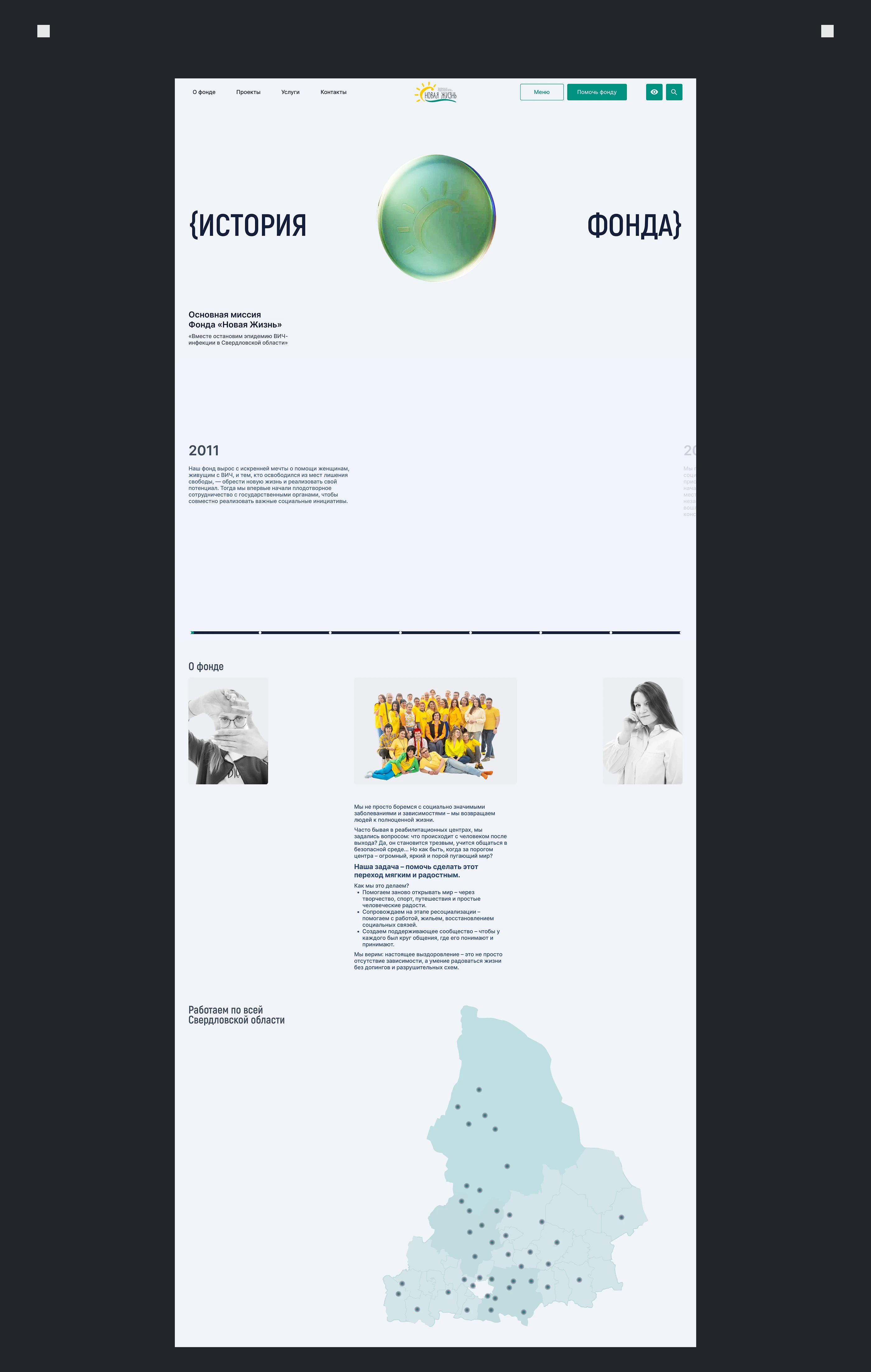 Новая Жизнь: Редизайн сайта для общественного фонда — Изображение №6 — Интерфейсы на Dprofile