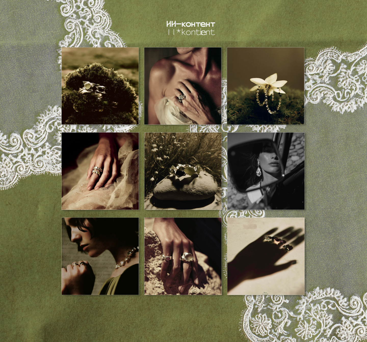 Фирменный стиль для ювелирного бренда с AI-контентом — Изображение №7 — Брендинг, Маркетинг на Dprofile