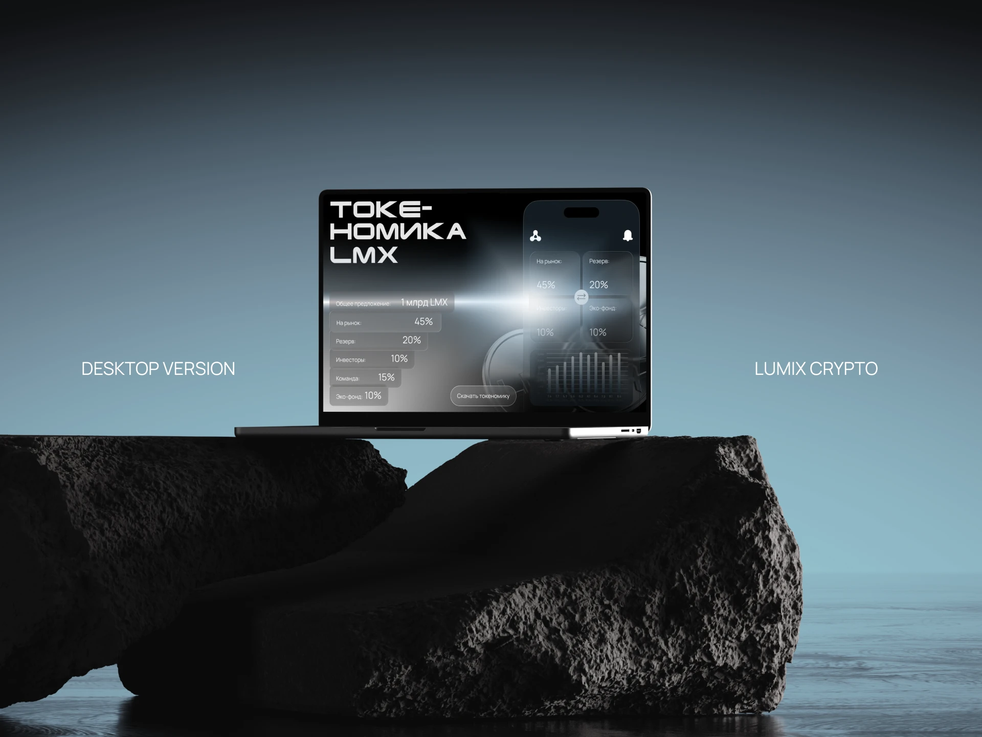 LUMIX | Crypto Website Concept | UX UI Design — Изображение №6 — Интерфейсы на Dprofile