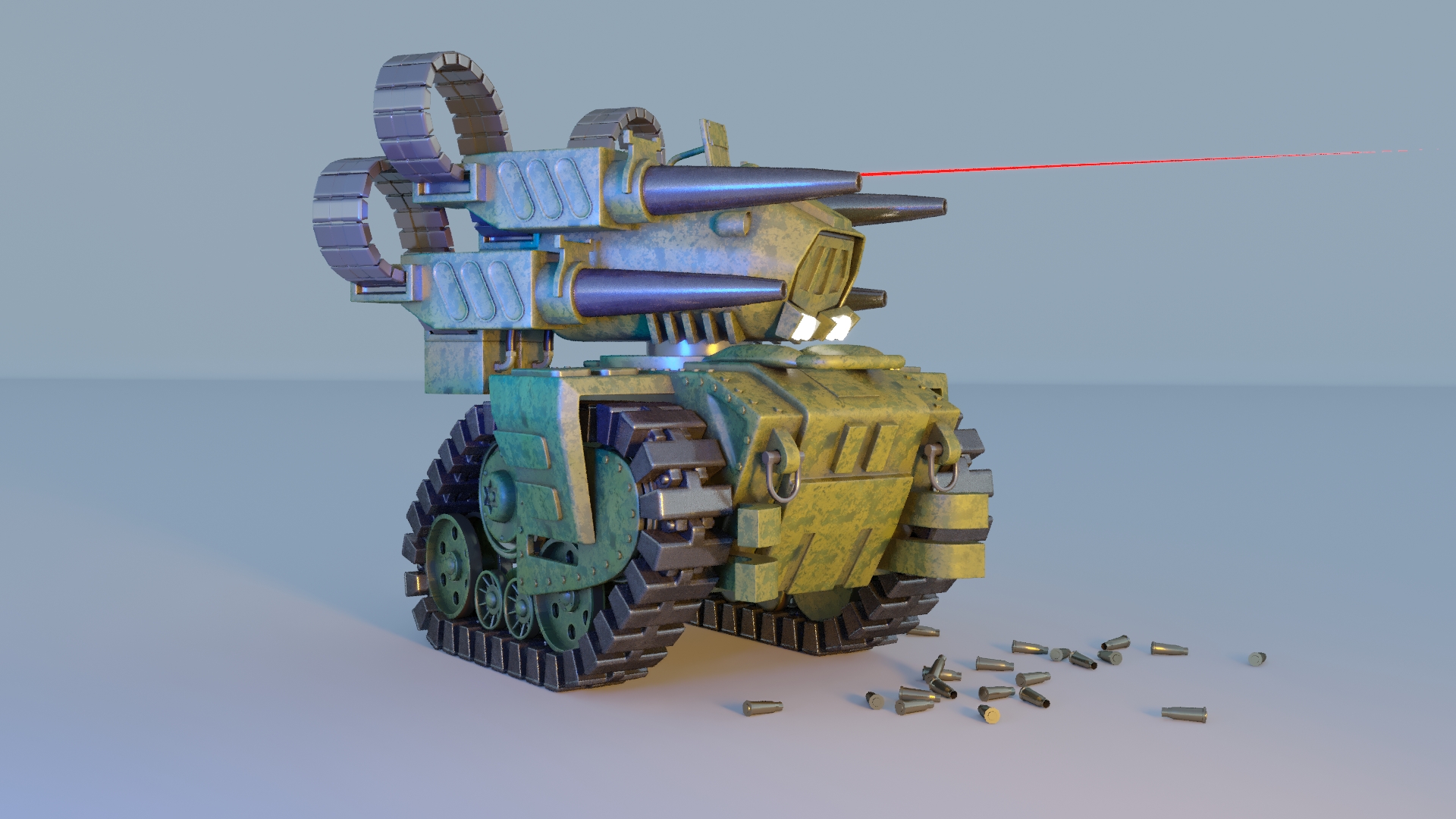 3D модель футуристического автомобиля — Изображение №5 — Анимация на Dprofile