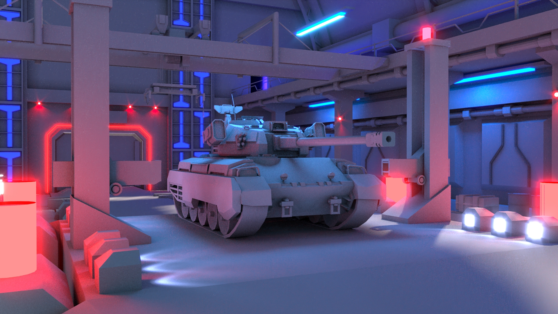 Проект ангара для танков — Изображение №5 — 3D на Dprofile