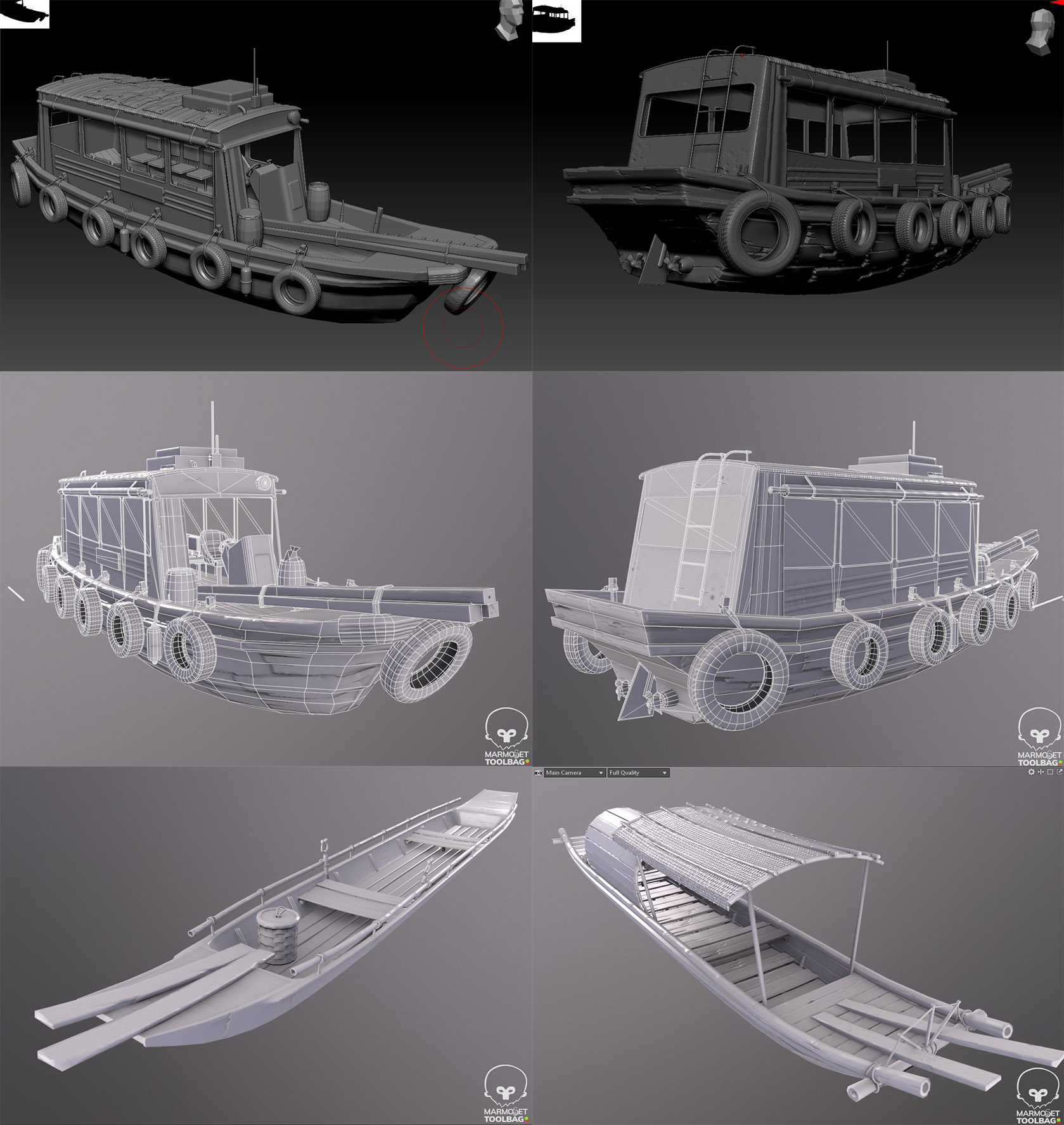 Asian boats — Изображение №3 — 3D на Dprofile
