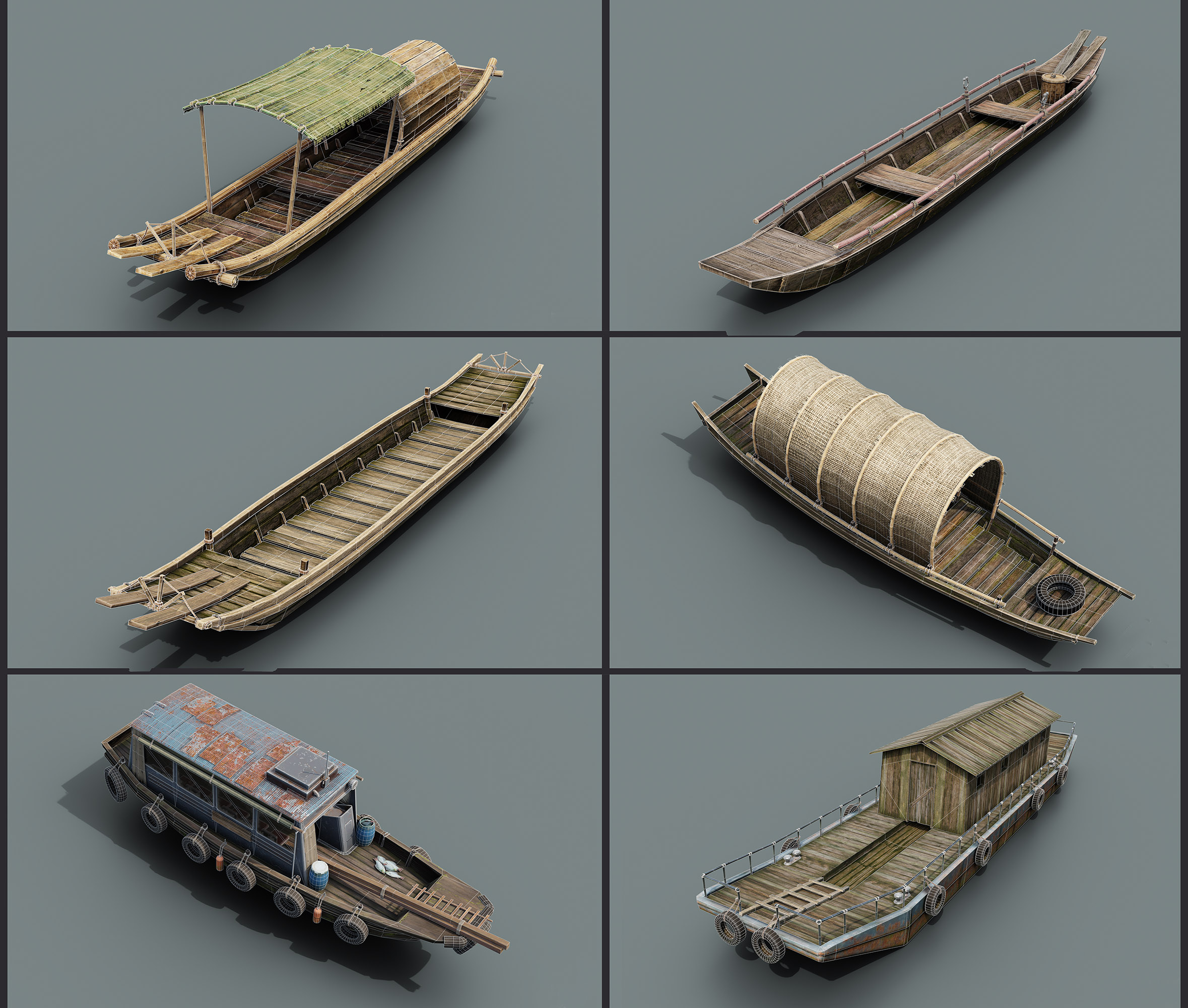 Asian boats — Изображение №2 — 3D на Dprofile