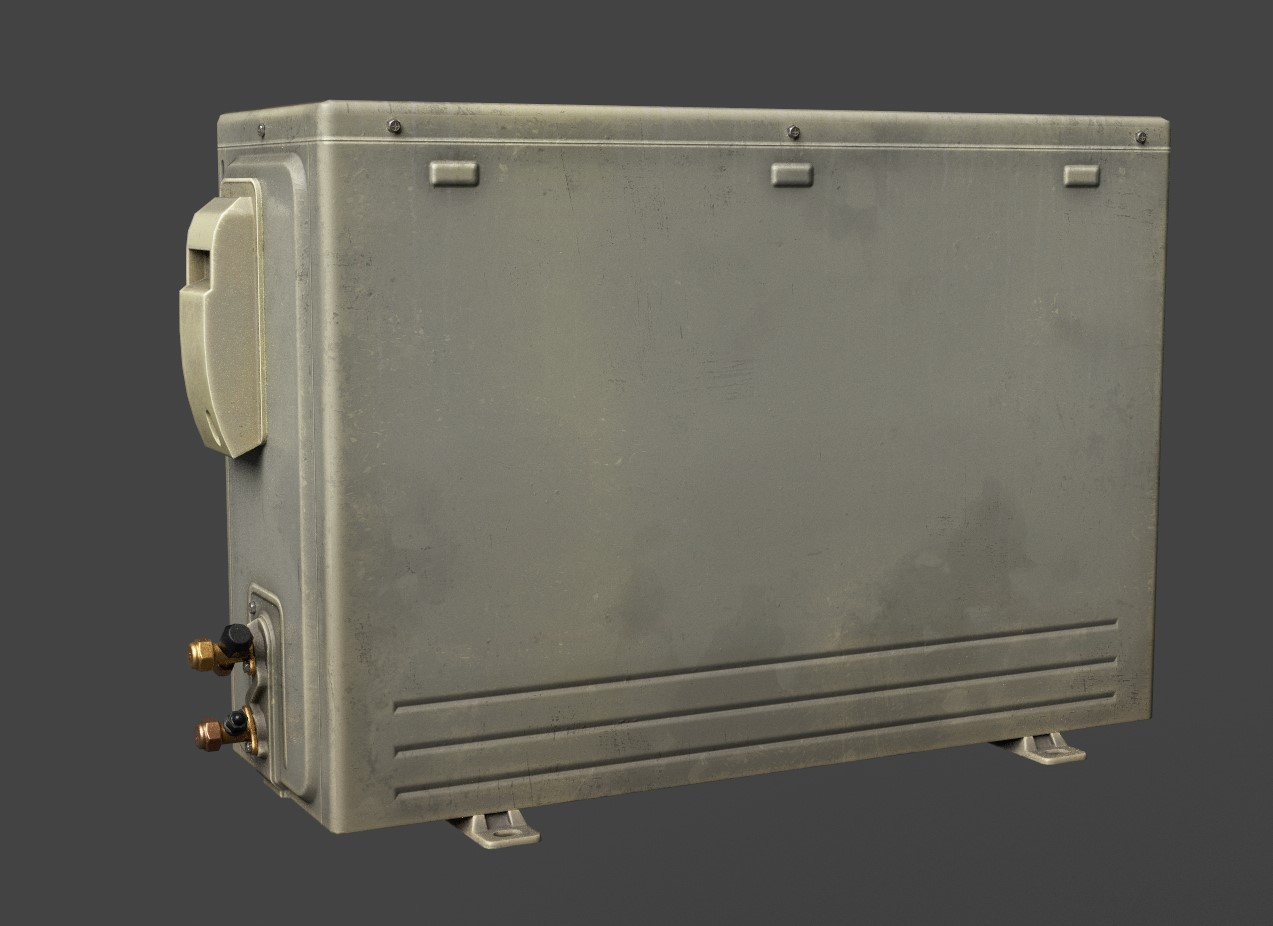 3D модель кондиционера (game ready) — Изображение №2 — 3D на Dprofile