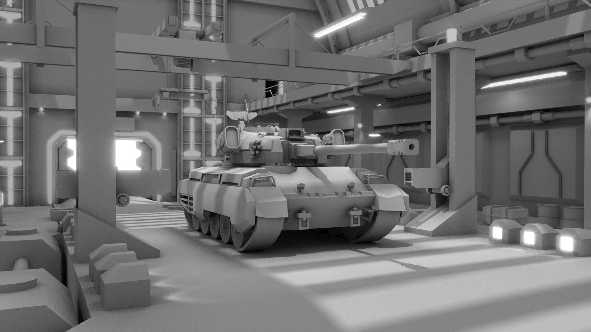 Проект ангара для танков — Изображение №4 — 3D на Dprofile