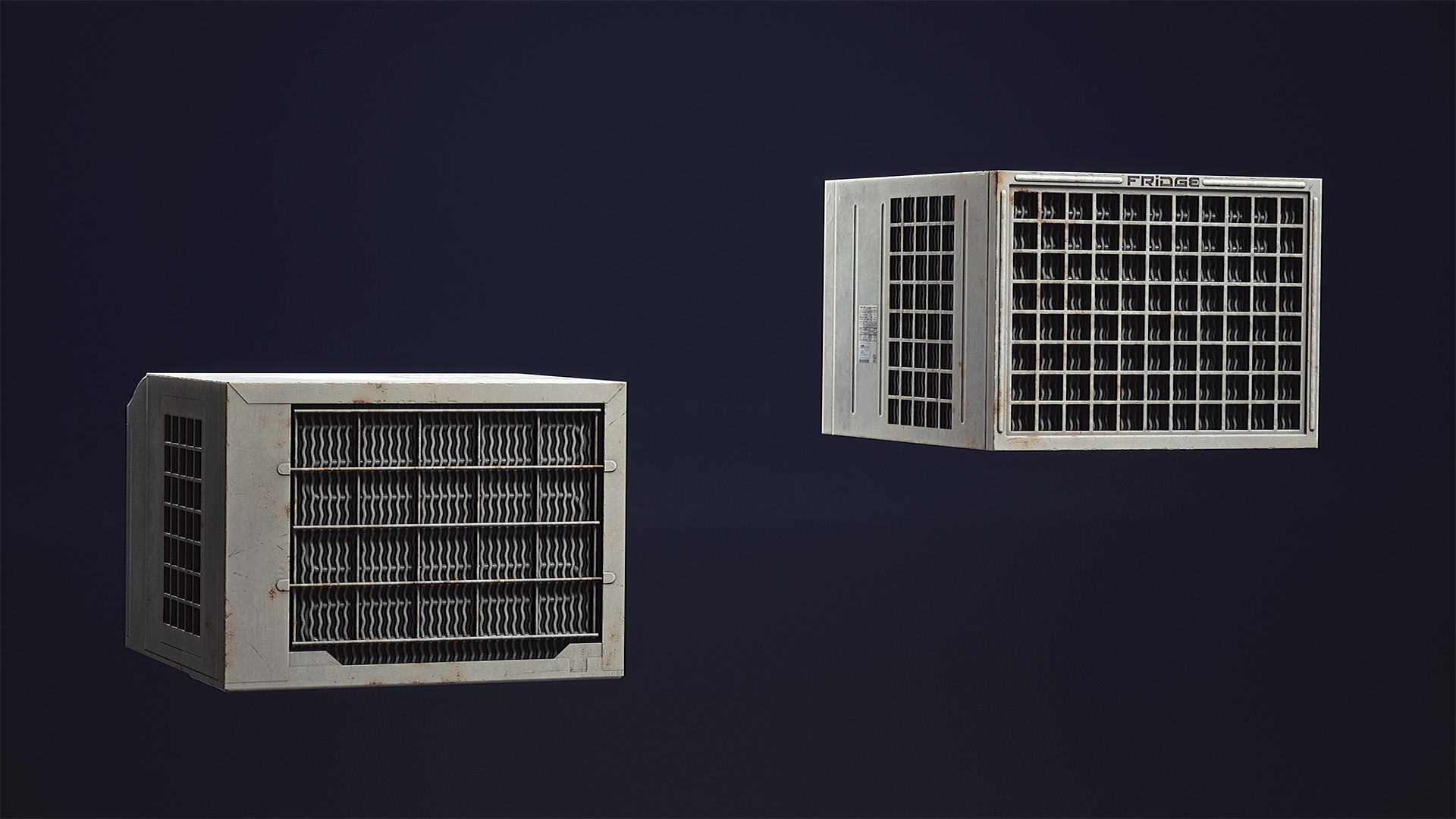 3D модель кондиционера (game ready) — Изображение №7 — 3D на Dprofile