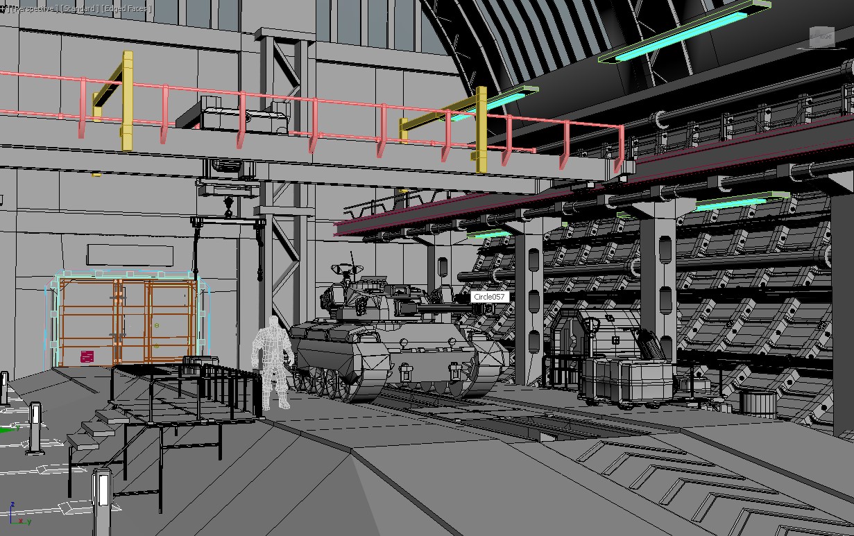 Проект ангара для танков — Изображение №2 — 3D на Dprofile