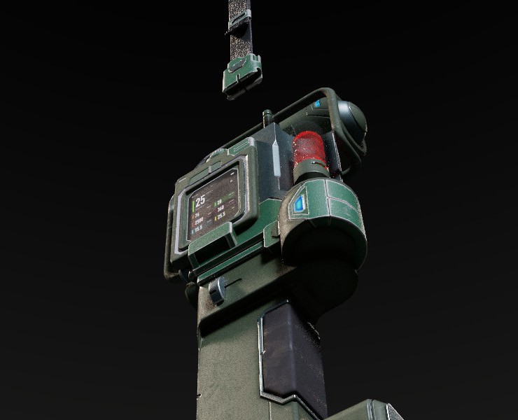 Si-Fi_Props(game ready) — 3D на Dprofile