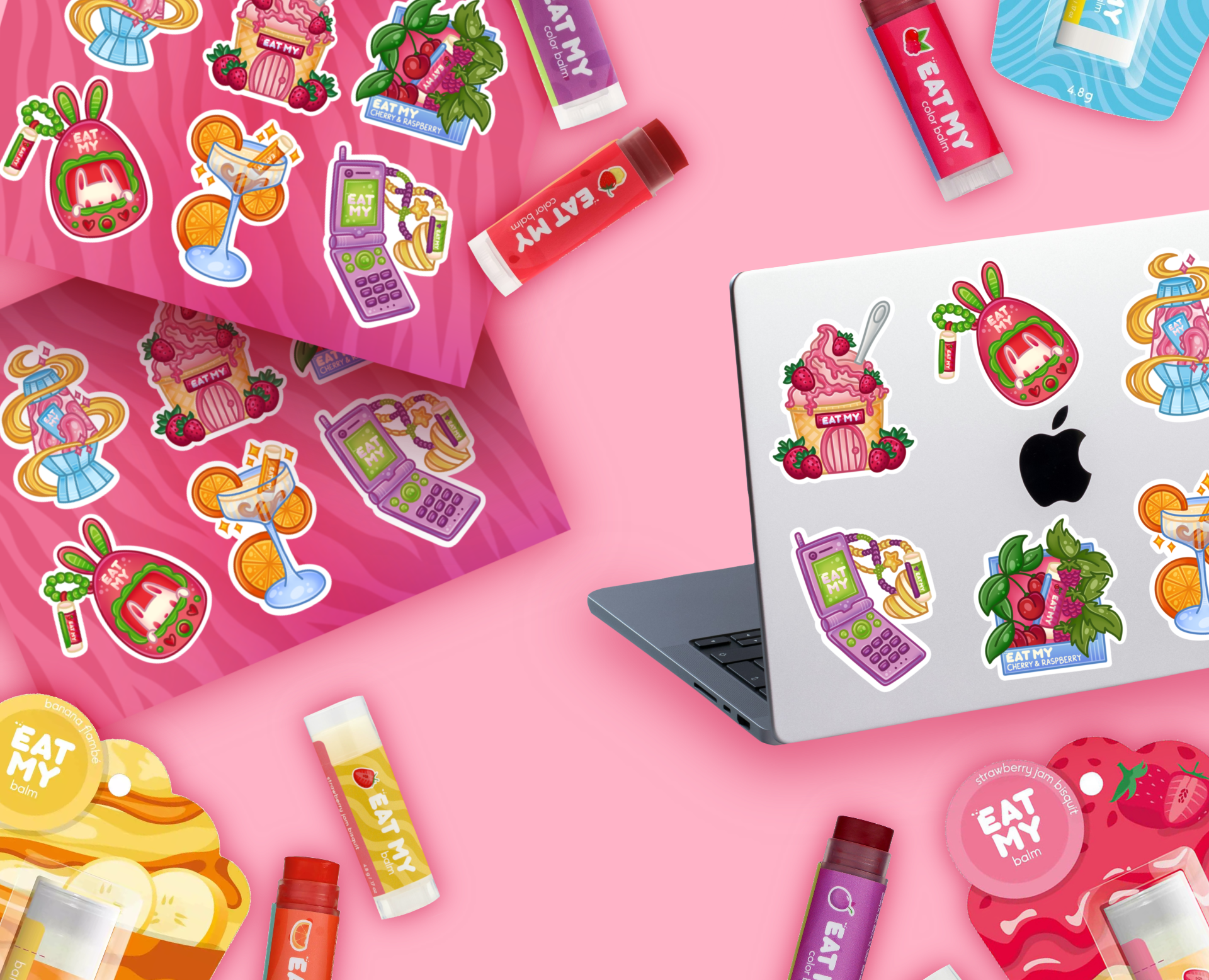 EAT MY | стикерпак на Dprofile