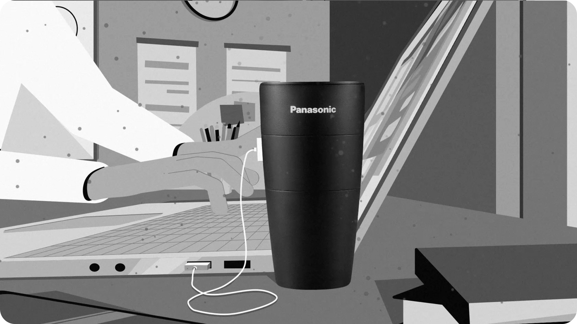 Ионизатор с технологией nanoe™ X — Изображение №13 — Иллюстрация, Анимация на Dprofile