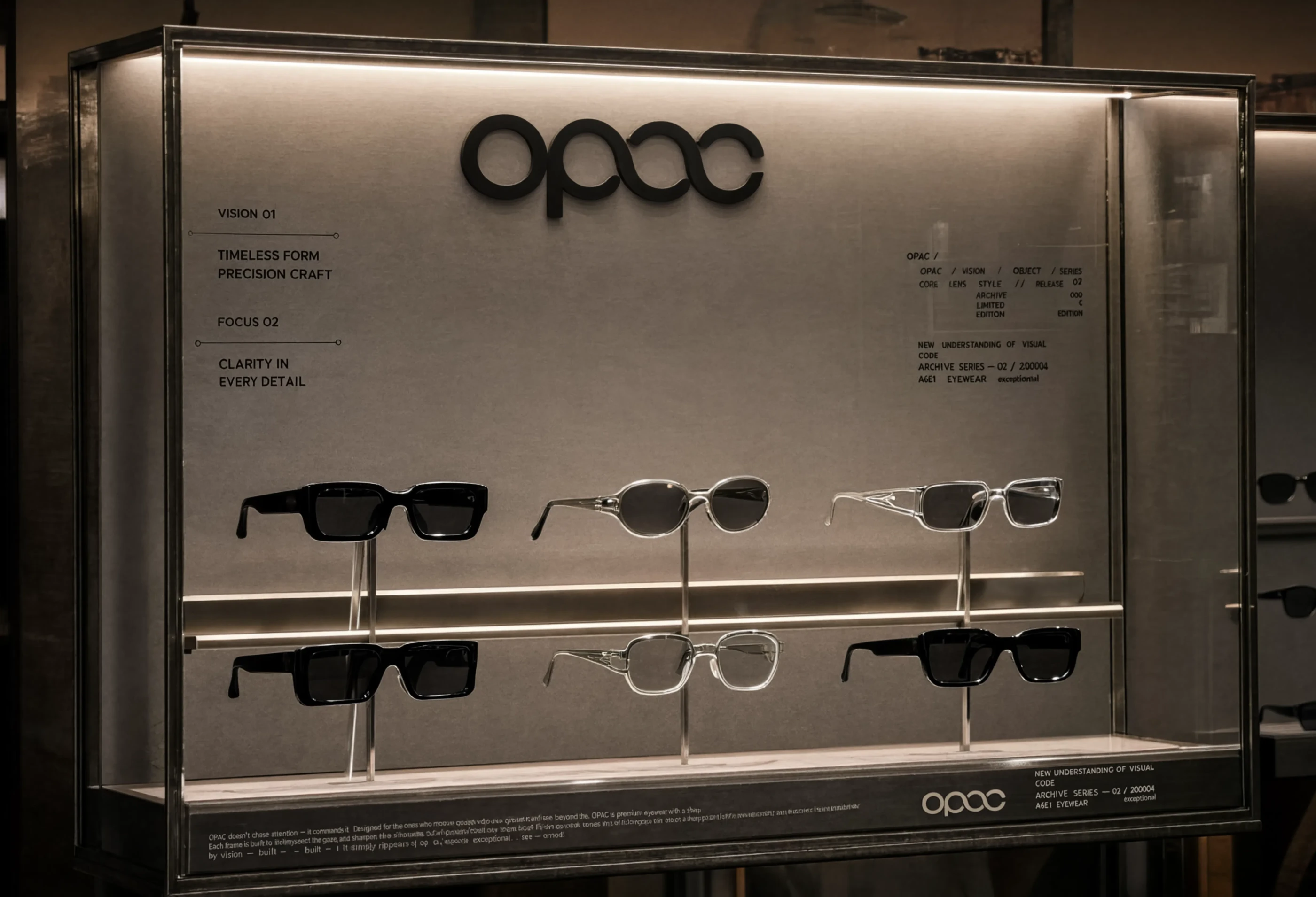 OPAC | Eyewear Brand | Бренд очков | Branding | Брендинг | Brand Identity — Изображение №6 — Брендинг на Dprofile
