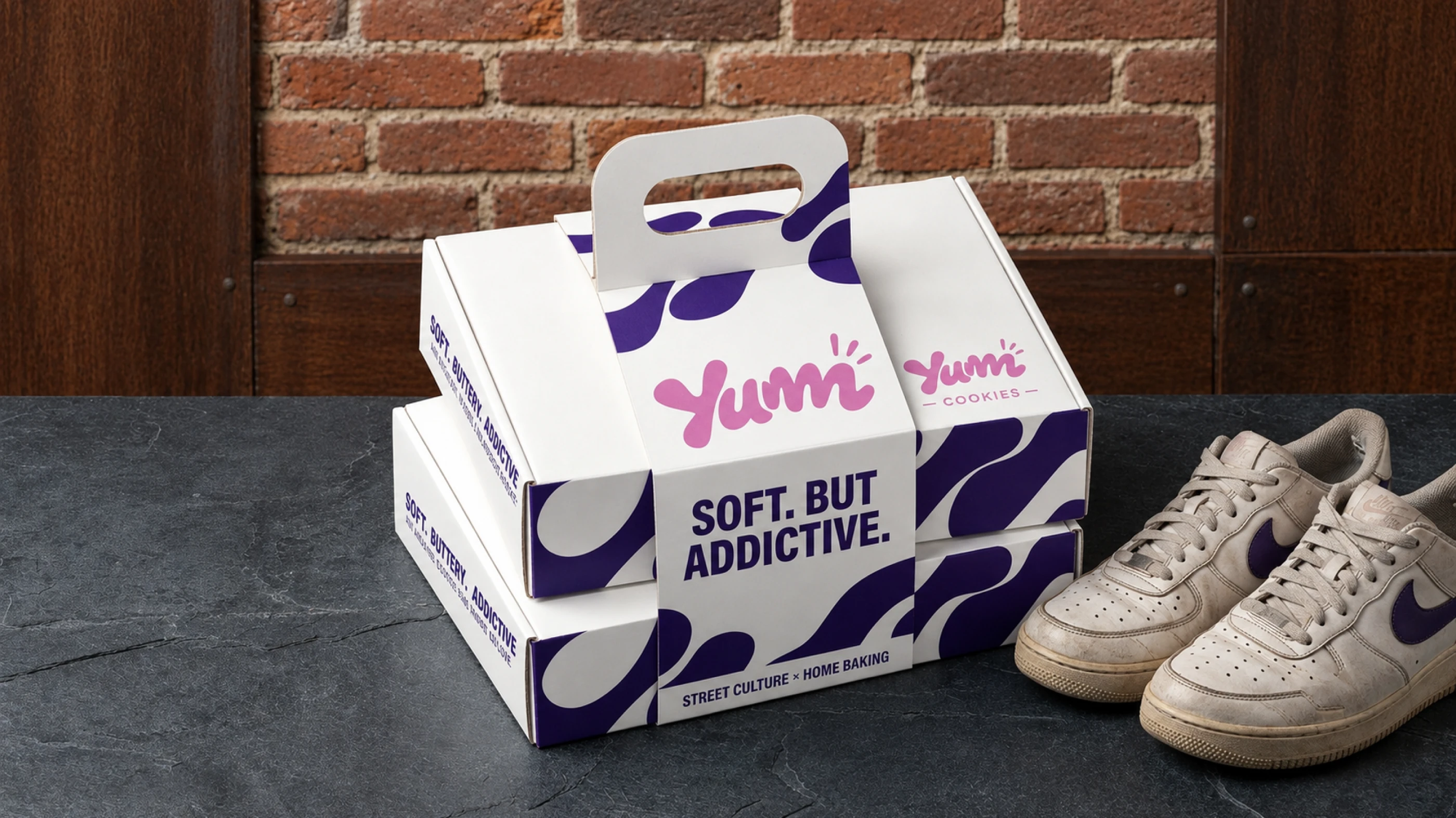 Yumm | Branding | Брендинг | Brand Identity | Cookie brand … — Изображение №13 — Брендинг на Dprofile