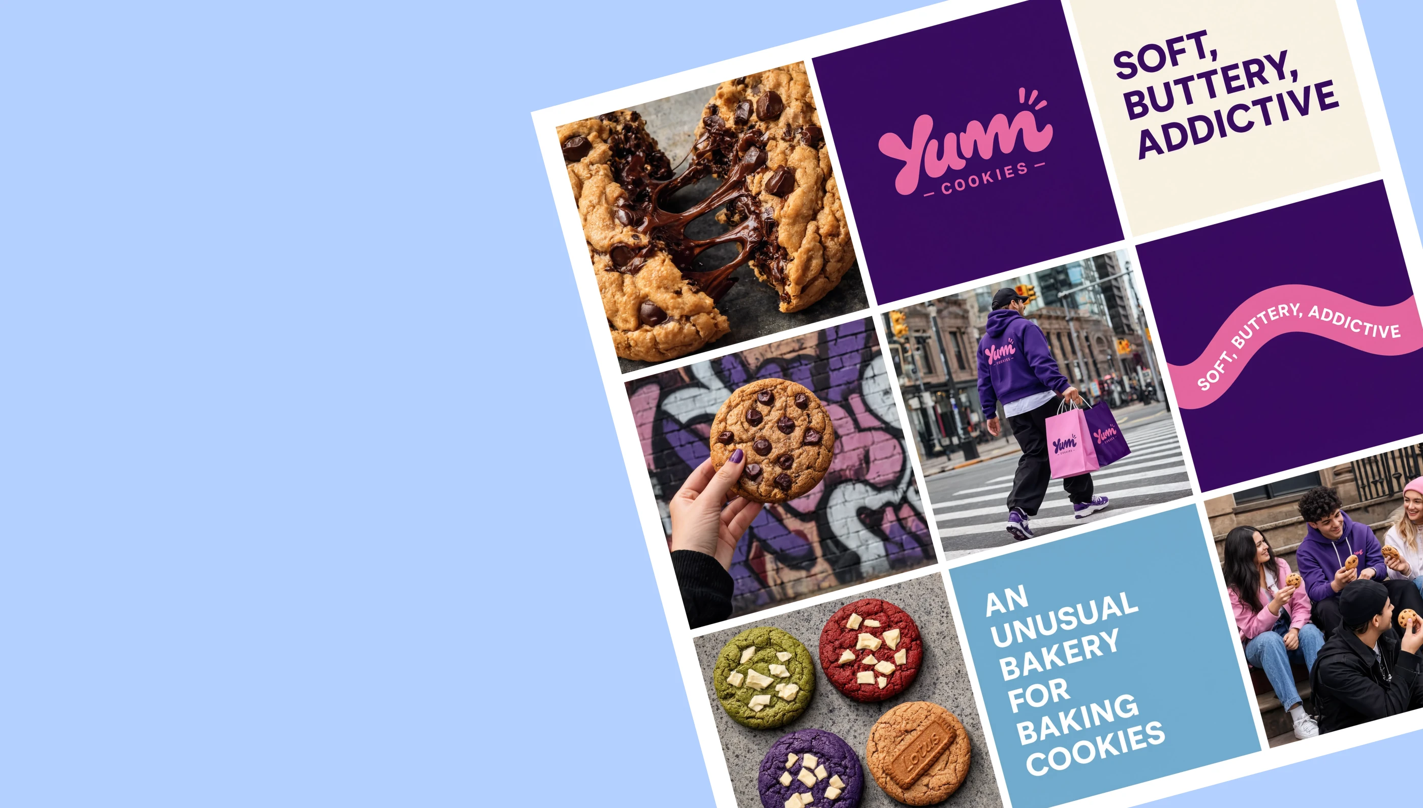 Yumm | Branding | Брендинг | Brand Identity | Cookie brand … — Изображение №14 — Брендинг на Dprofile