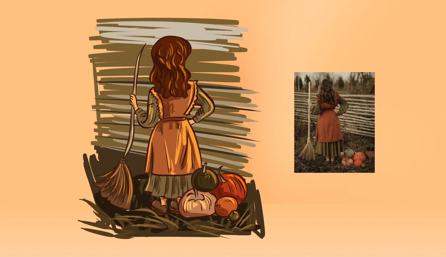 Уютные скетчи/инктобер 2025/ дизайн персонажей — Изображение №21 — Иллюстрация на Dprofile