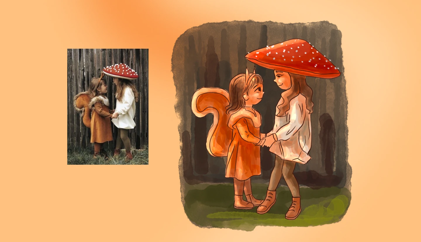 Уютные скетчи/инктобер 2025/ дизайн персонажей — Изображение №16 — Иллюстрация на Dprofile