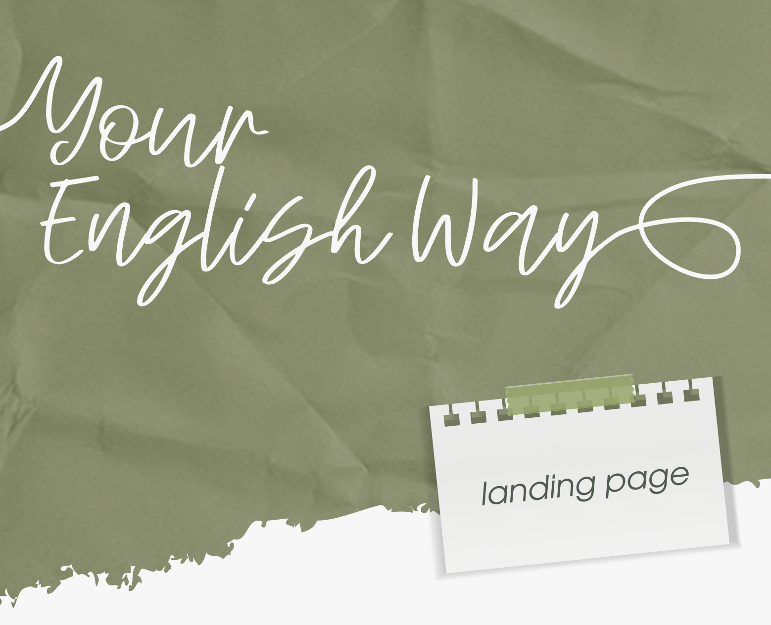 Лендинг | Your English Way - школа английского языка — Интерфейсы на Dprofile