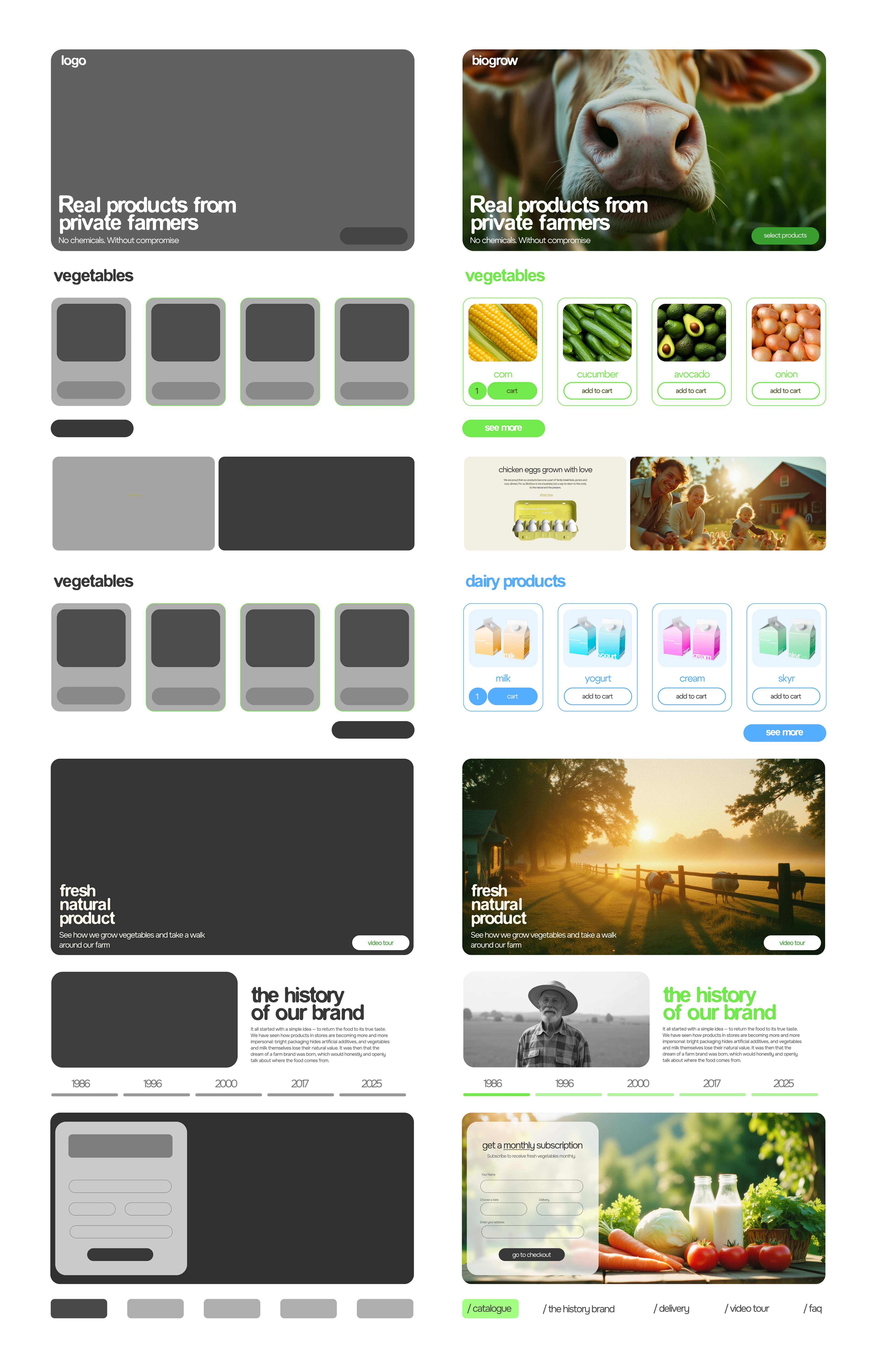 BIOGROW | BRAND IDENTITY | ФИРМЕННЫЙ СТИЛЬ — Изображение №10 — Интерфейсы, Брендинг на Dprofile