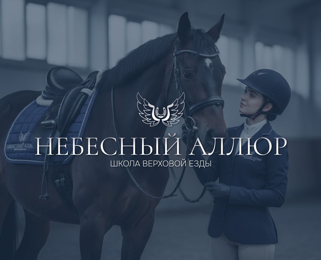 Логотип и фирменный стиль для школы верховой езды на Dprofile