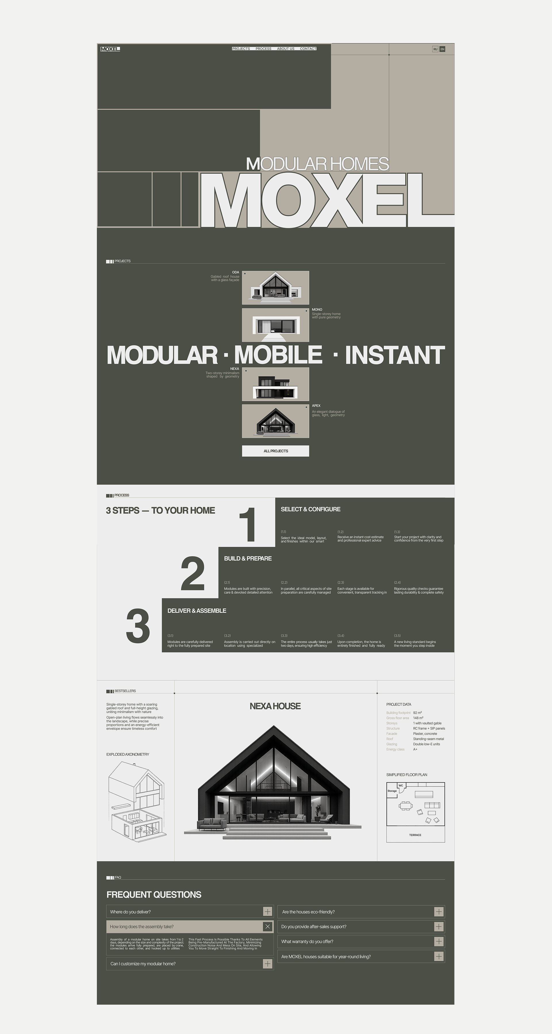 Moxel — Изображение №2 — Интерфейсы, Анимация на Dprofile