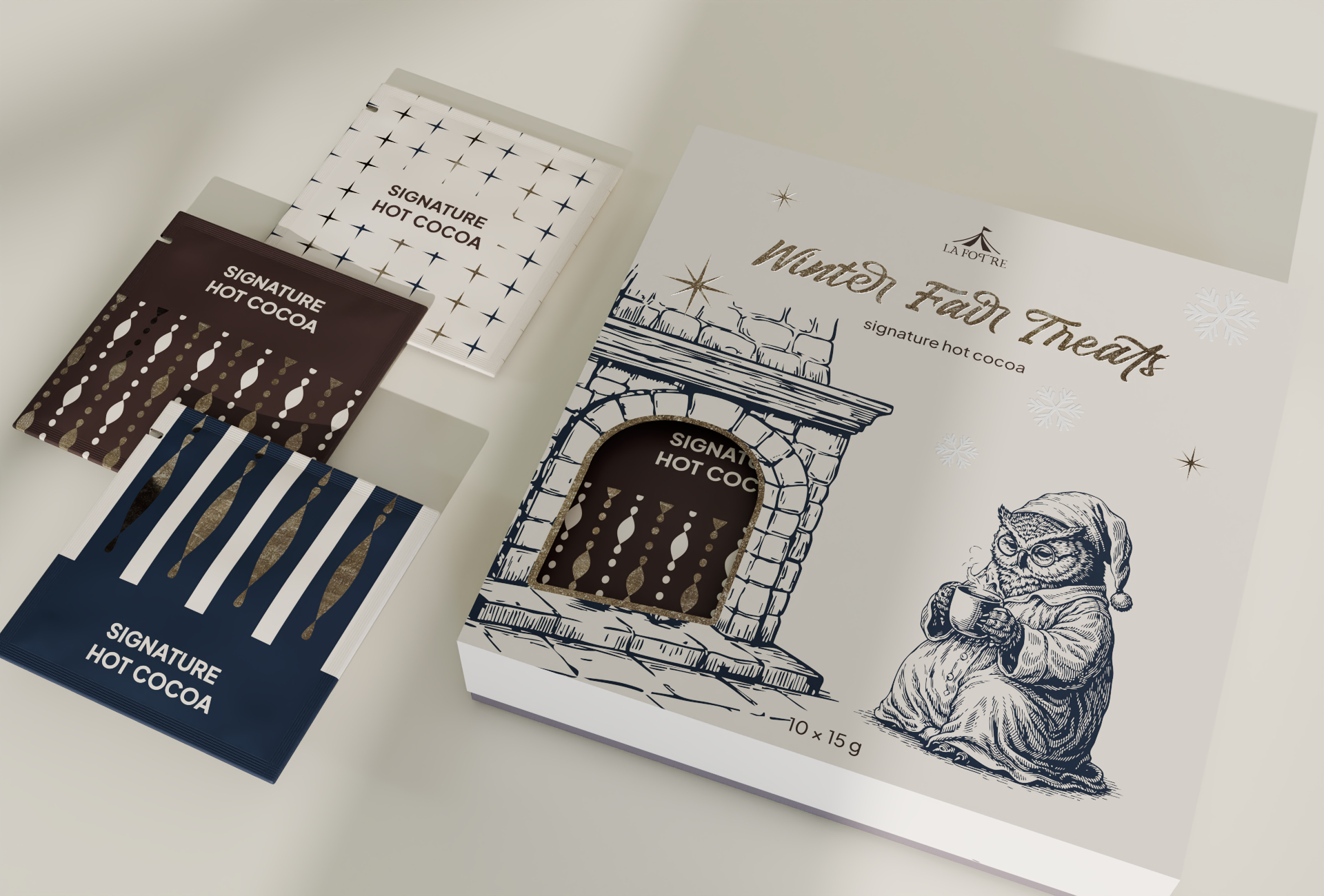 Дизайн упаковки для праздничных сладостей в винтажном стиле — Изображение №13 — Брендинг, 3D на Dprofile