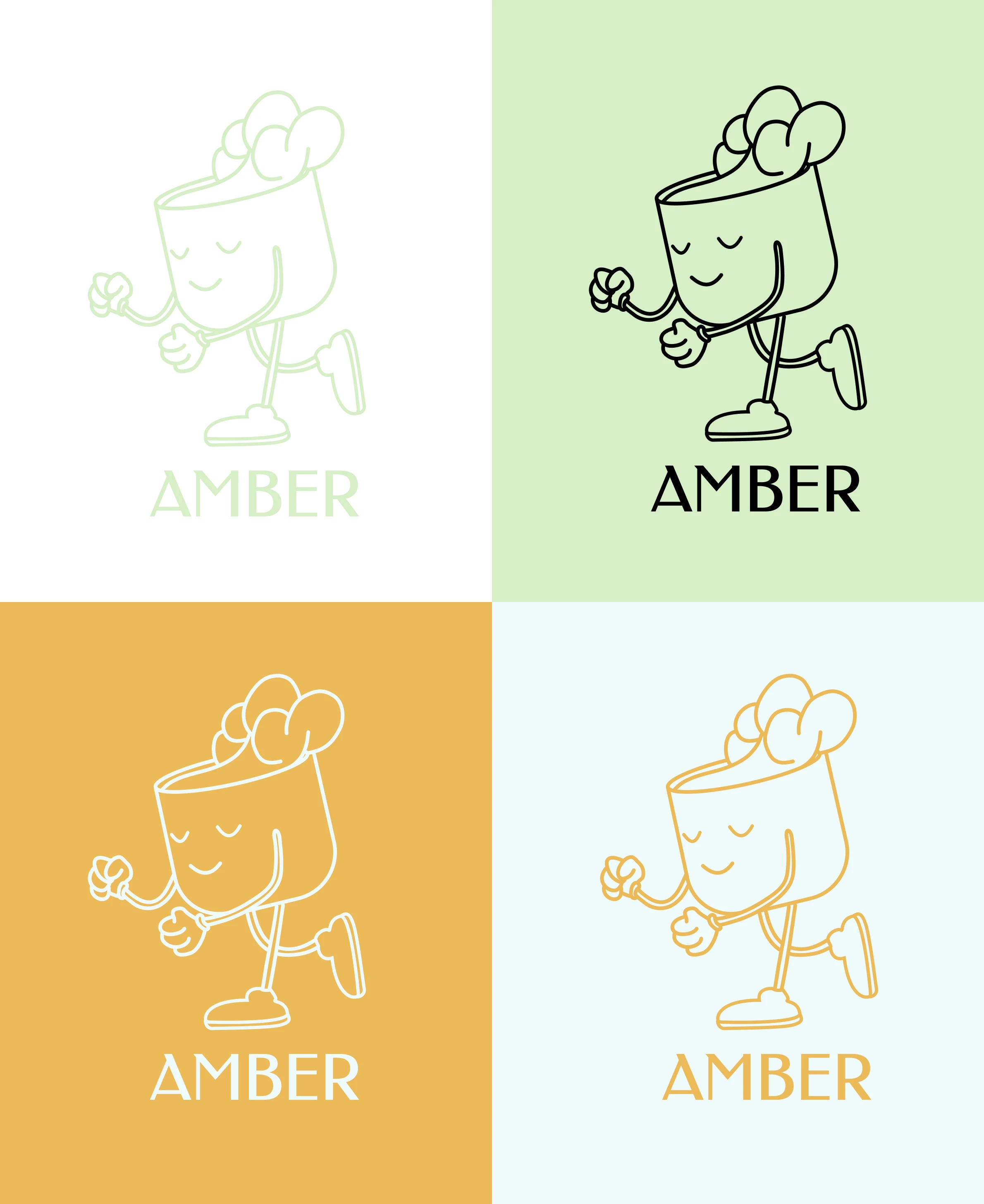 AMBER | Кофейня | Логотип | Фирменный стиль — Изображение №3 — Брендинг на Dprofile