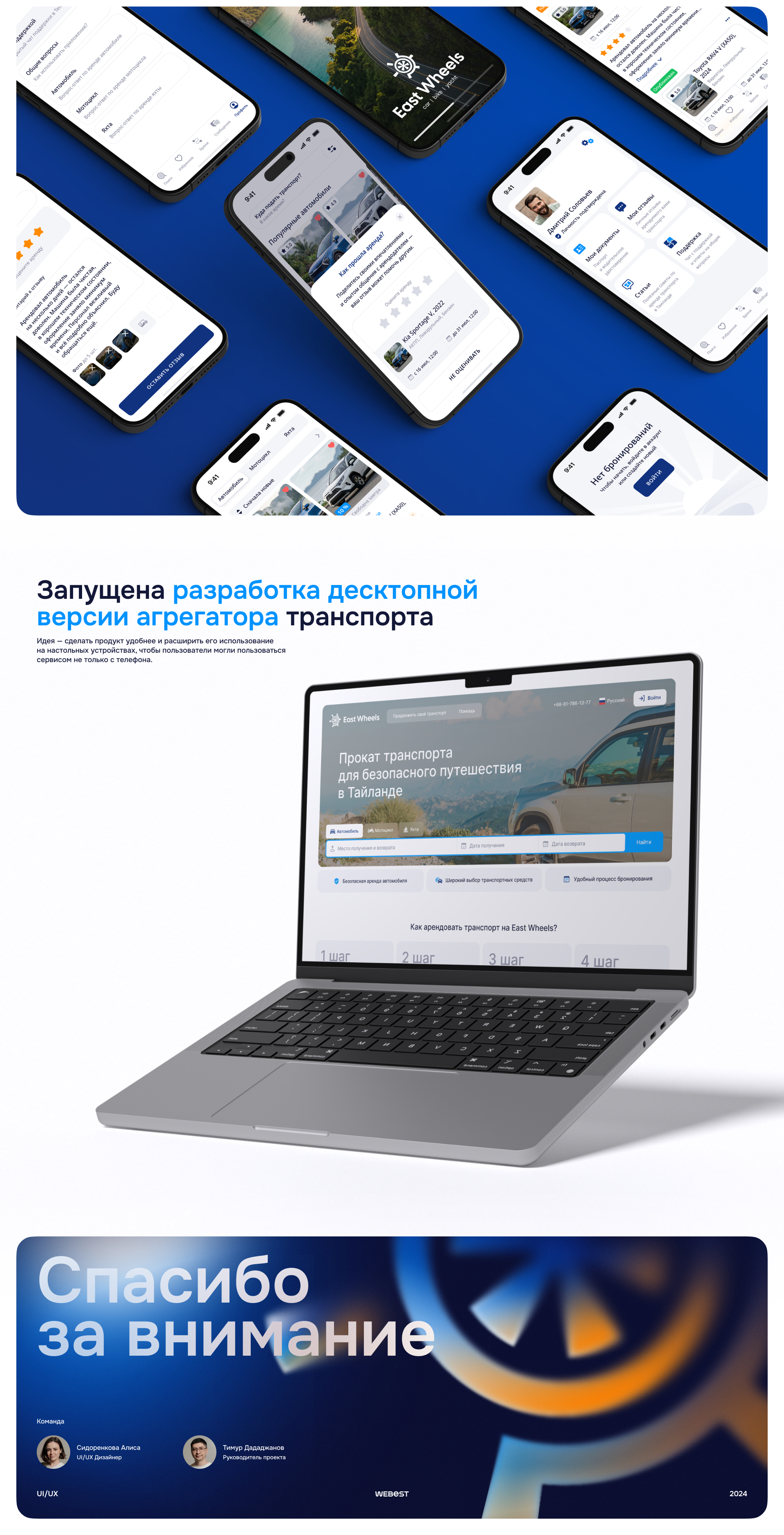 Агрегатор транспорта East Wheels — Изображение №8 — Интерфейсы на Dprofile