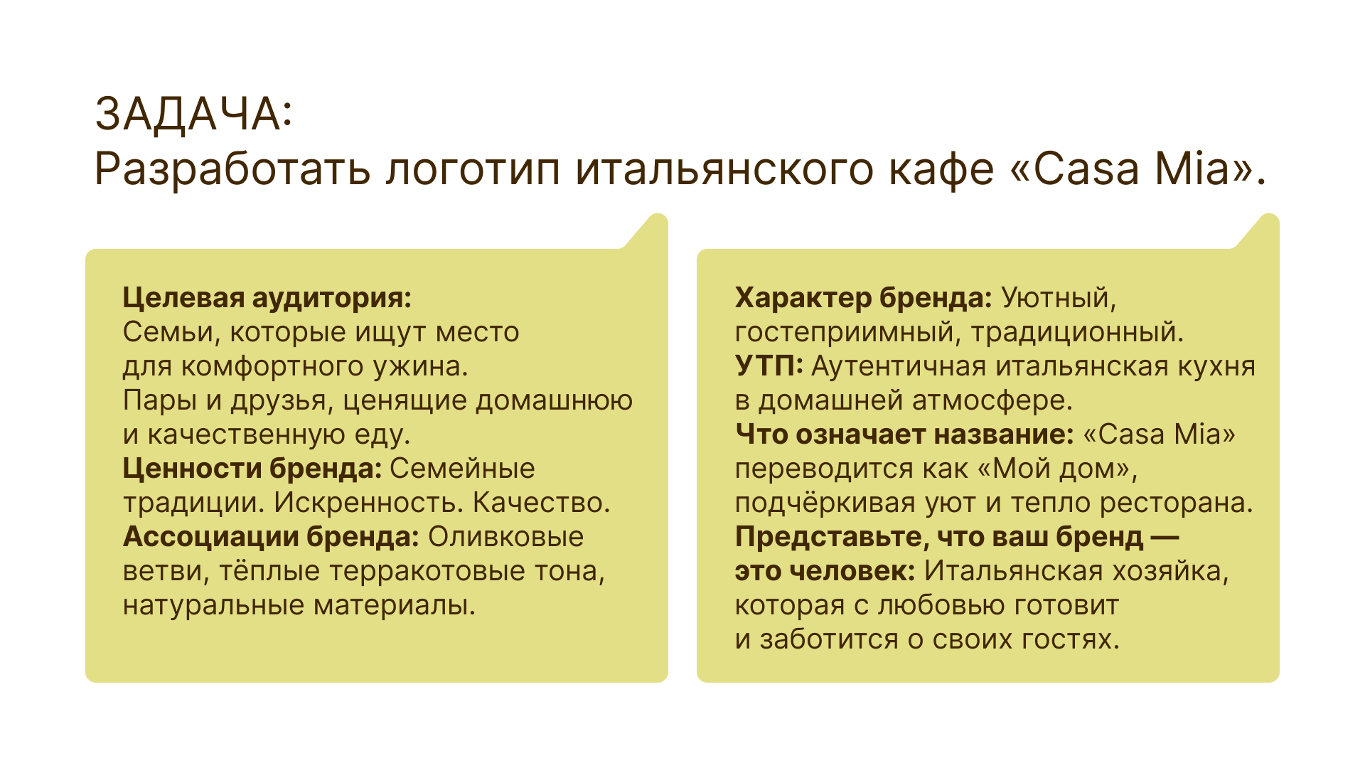 Лого итальянского ресторана — Изображение №2 — Брендинг на Dprofile