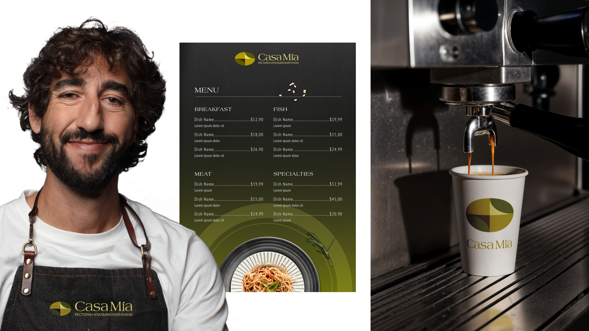 Лого итальянского ресторана — Изображение №12 — Брендинг на Dprofile