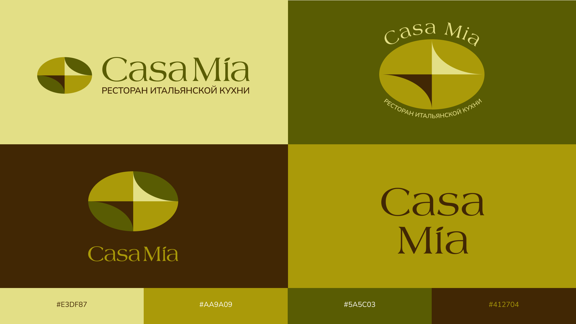 Лого итальянского ресторана — Изображение №8 — Брендинг на Dprofile