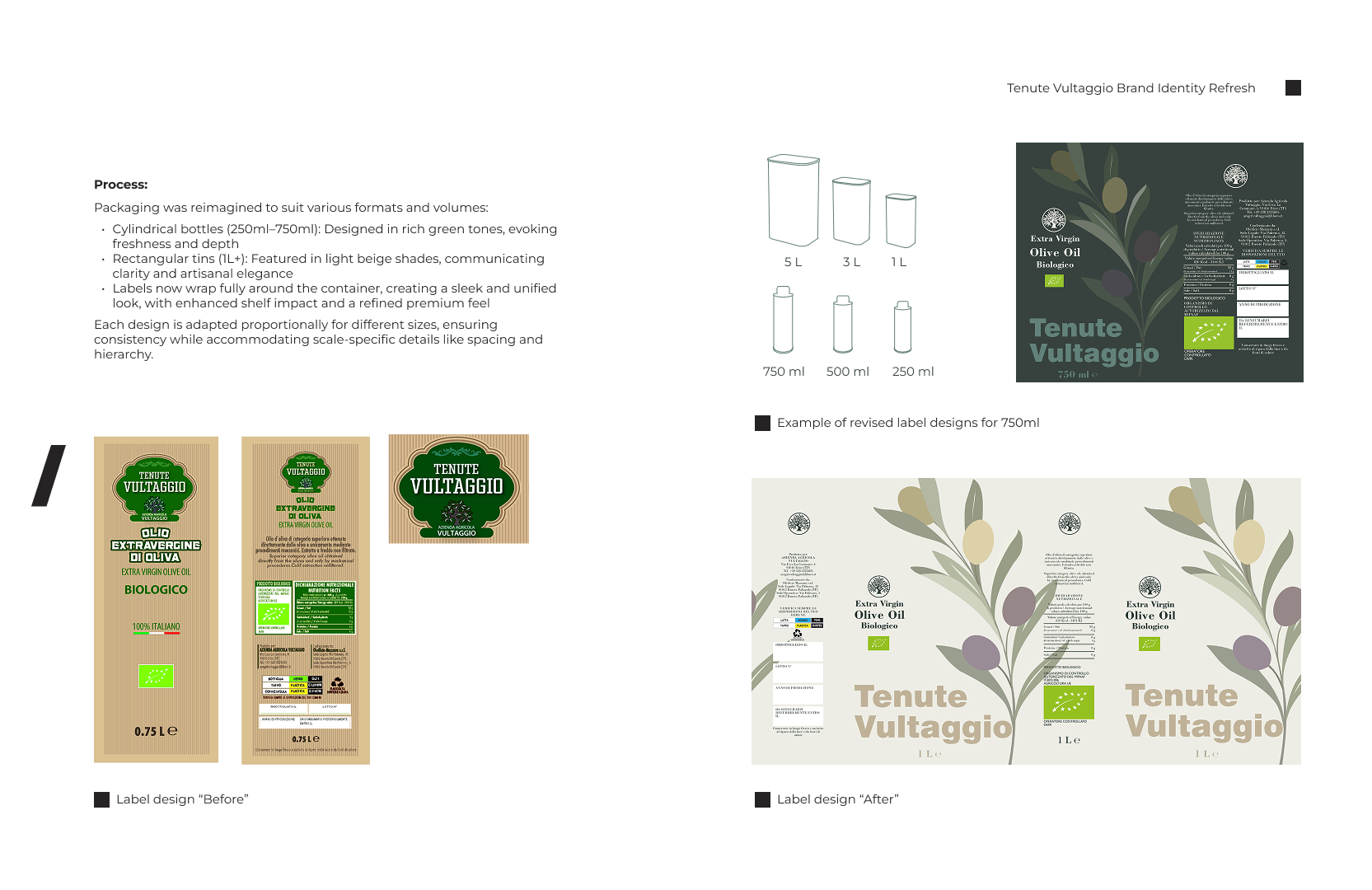 Ребрендинг Tenute Vultaggio — Изображение №4 — Брендинг на Dprofile