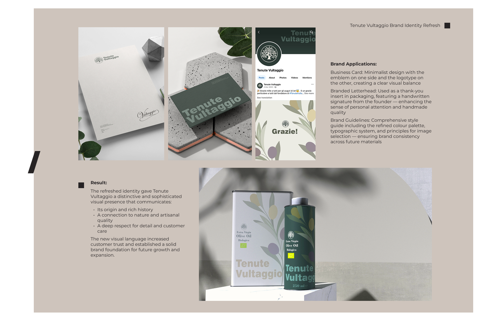 Ребрендинг Tenute Vultaggio — Изображение №5 — Брендинг на Dprofile
