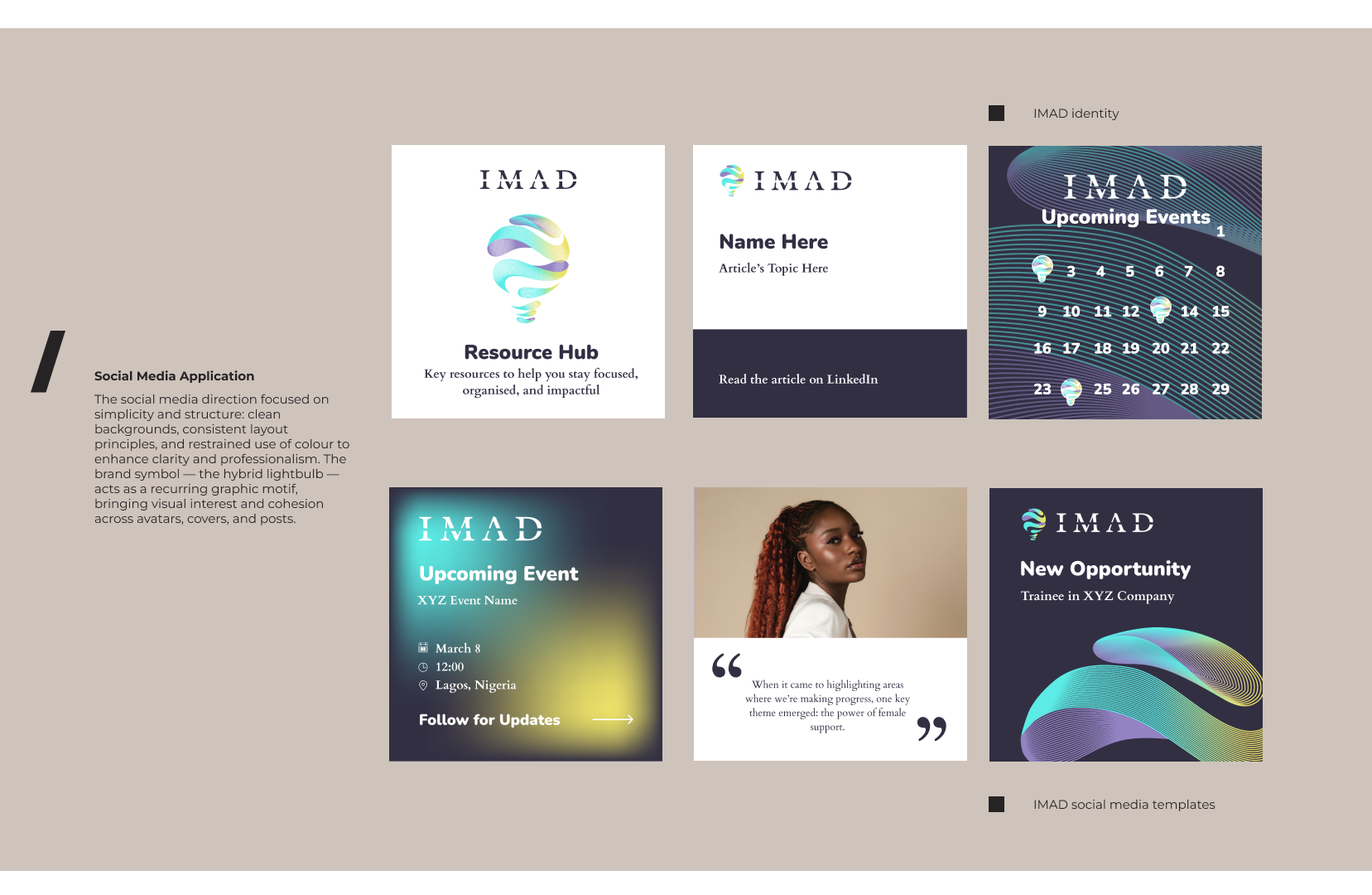 IMAD — айдентика для НКО — Изображение №4 — Брендинг на Dprofile