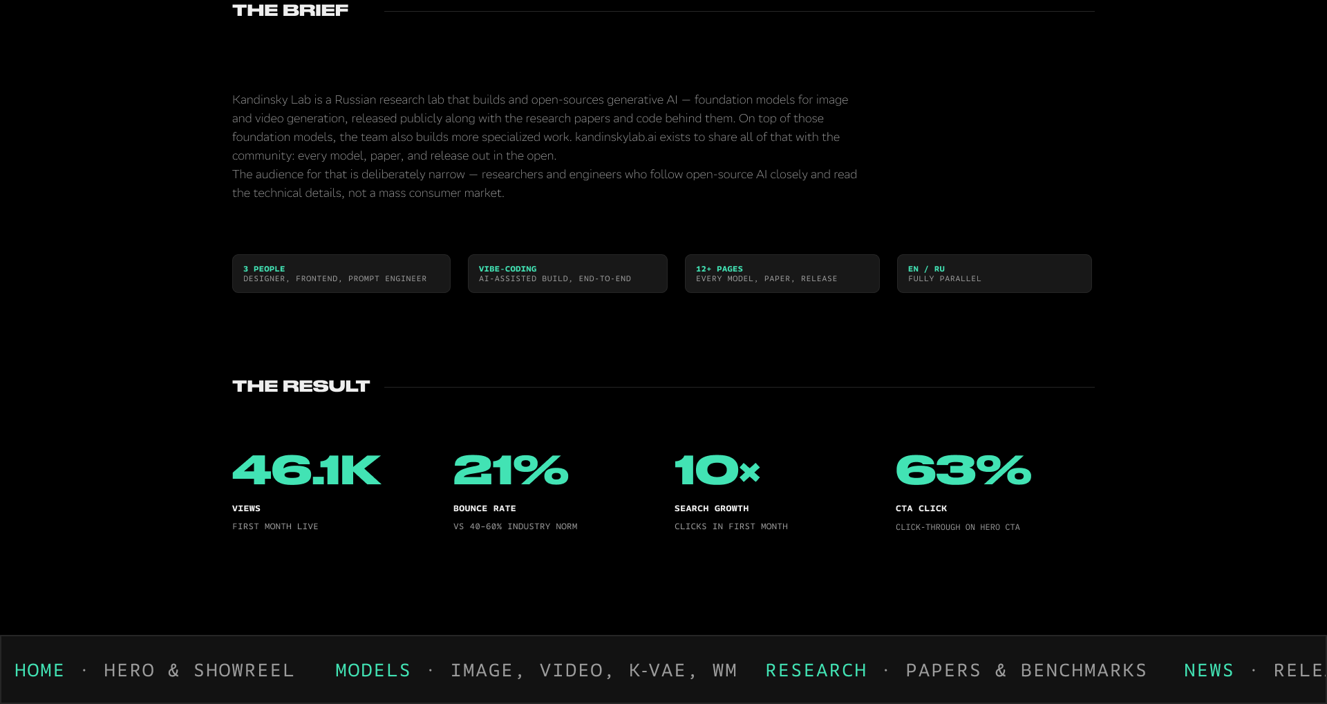 Kandinsky Lab | Website — Изображение №1 — Интерфейсы, Нейро на Dprofile