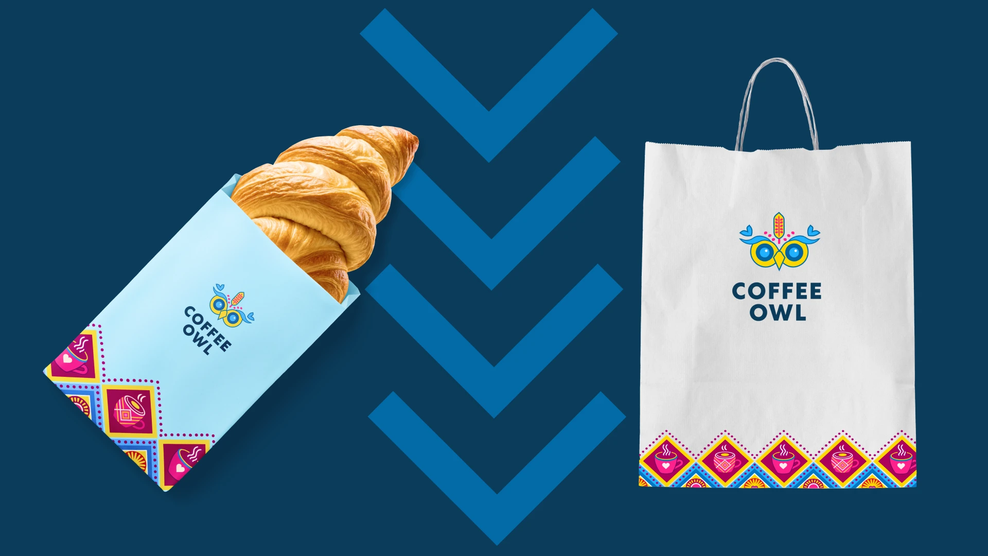 Франшиза кофеен Coffee owl | Фирменный стиль — Изображение №12 — Брендинг, Графика на Dprofile