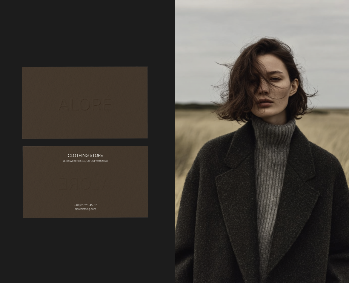 Brand identity / фирменный стиль / fashion / ALORÉ — Брендинг на Dprofile