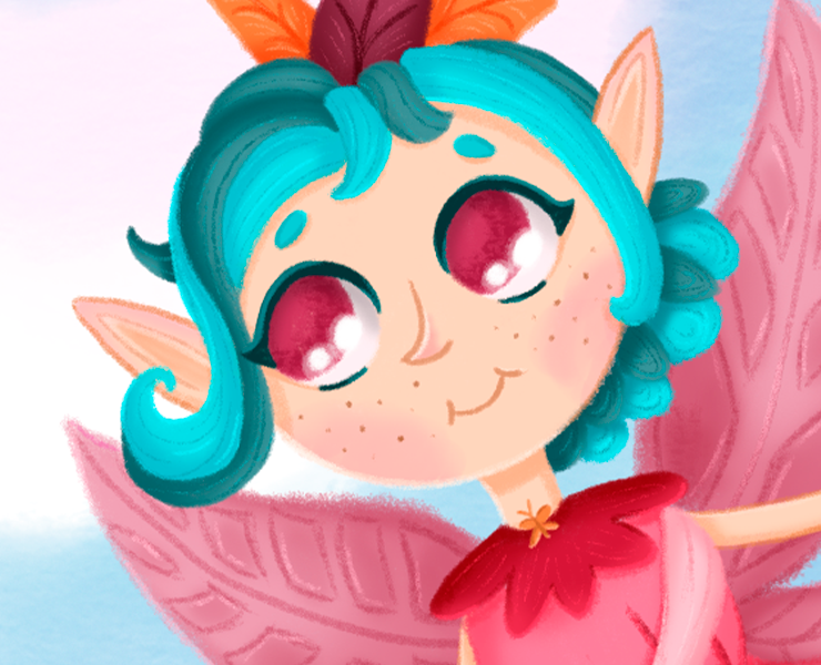 Бренд-персонаж для детской уходовой косметики "Little Fairy" на Dprofile
