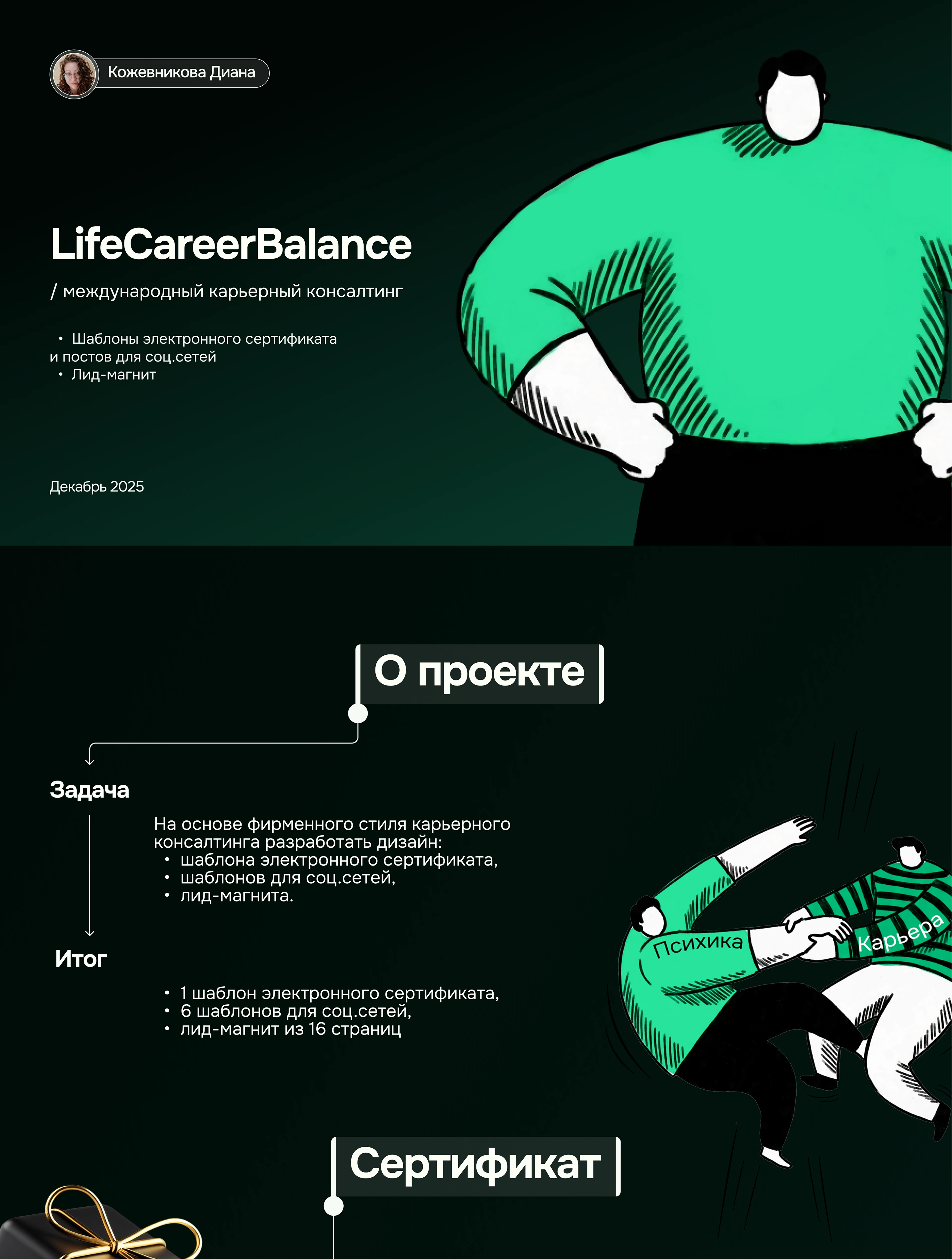 Карьерный консалтинг | Cертификат | Посты | Лидмагнит — Изображение №1 — Графика на Dprofile