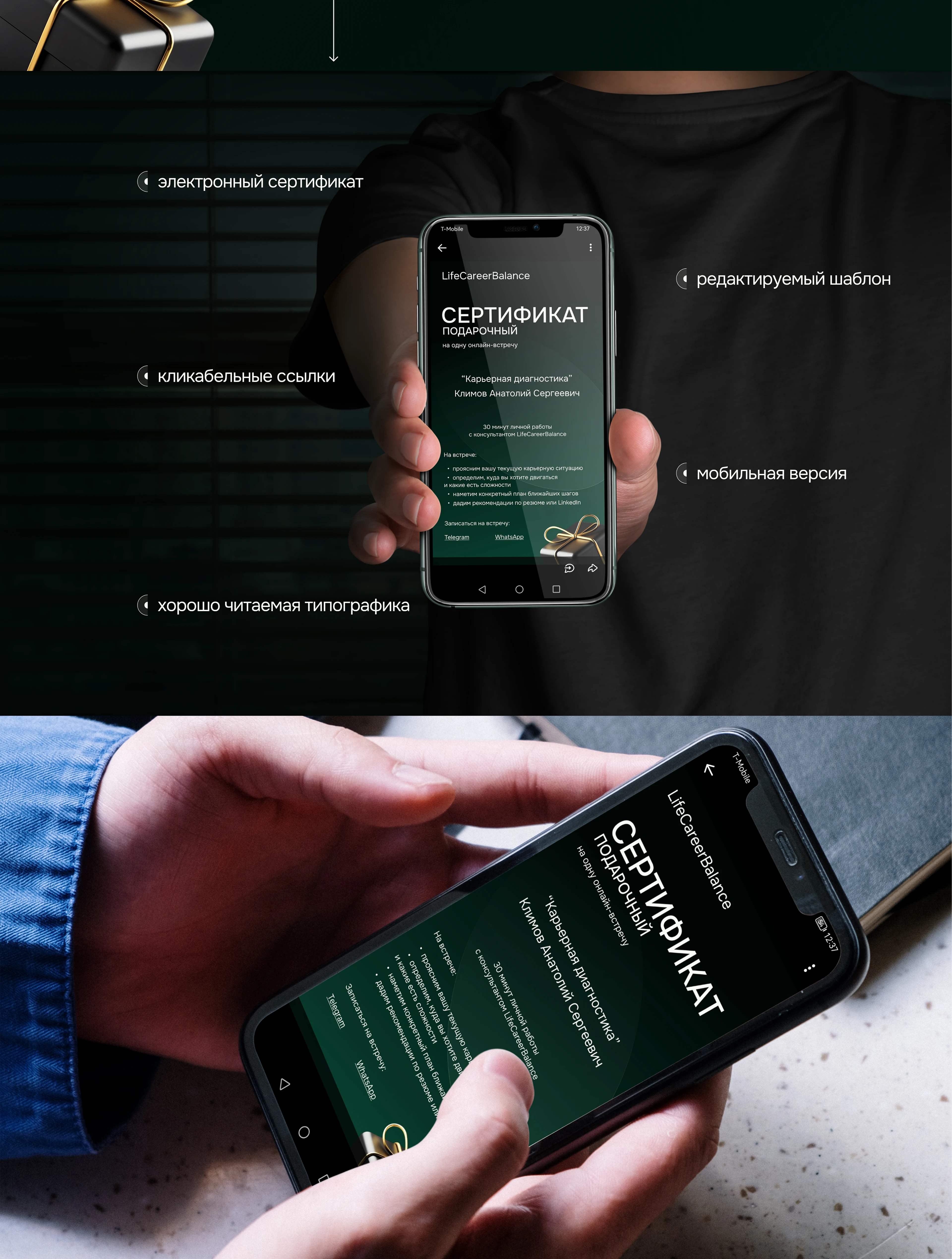 Карьерный консалтинг | Cертификат | Посты | Лидмагнит — Изображение №2 — Графика на Dprofile