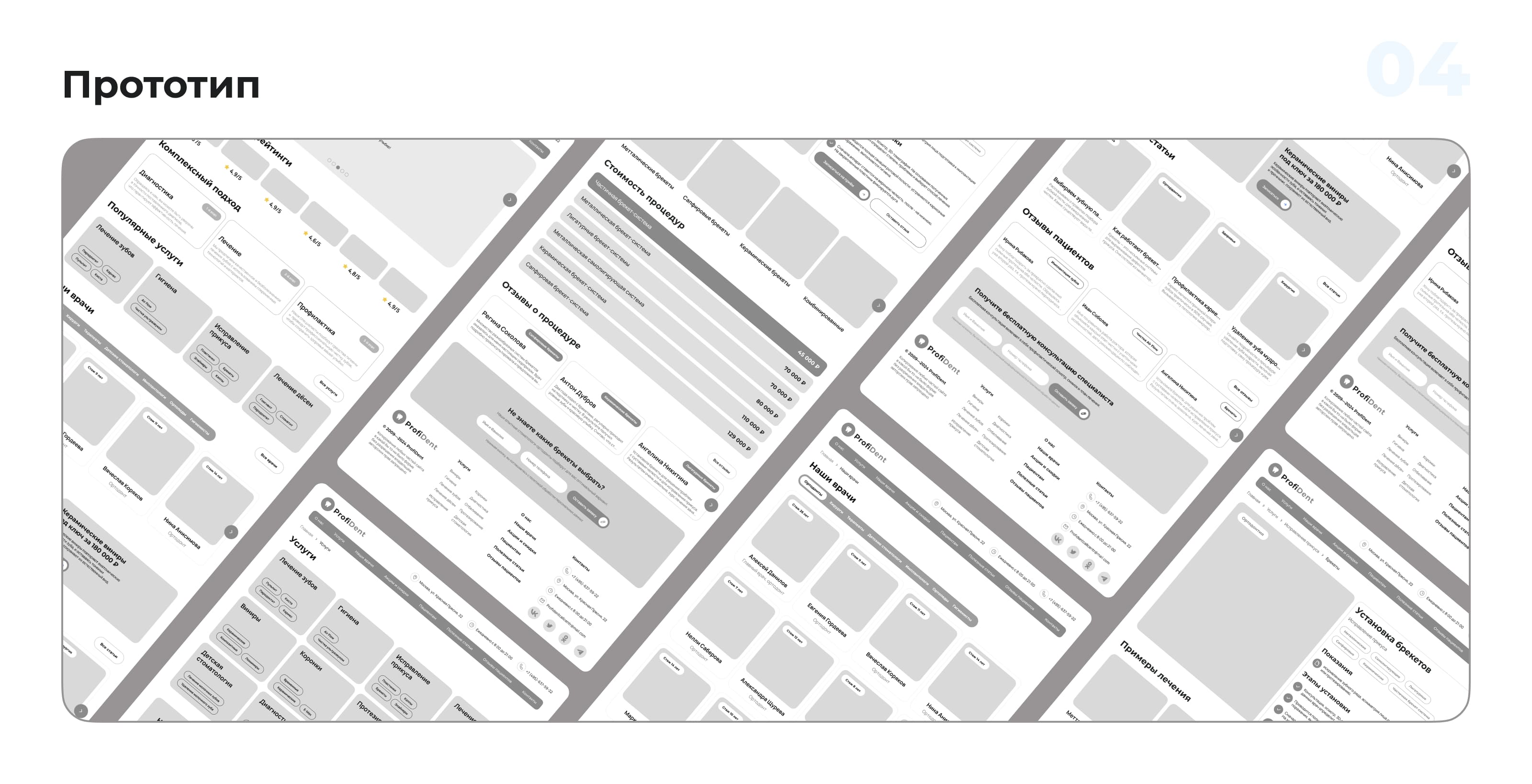 ProfiDent — Dental Website UI/UX Design — Изображение №4 — Интерфейсы на Dprofile