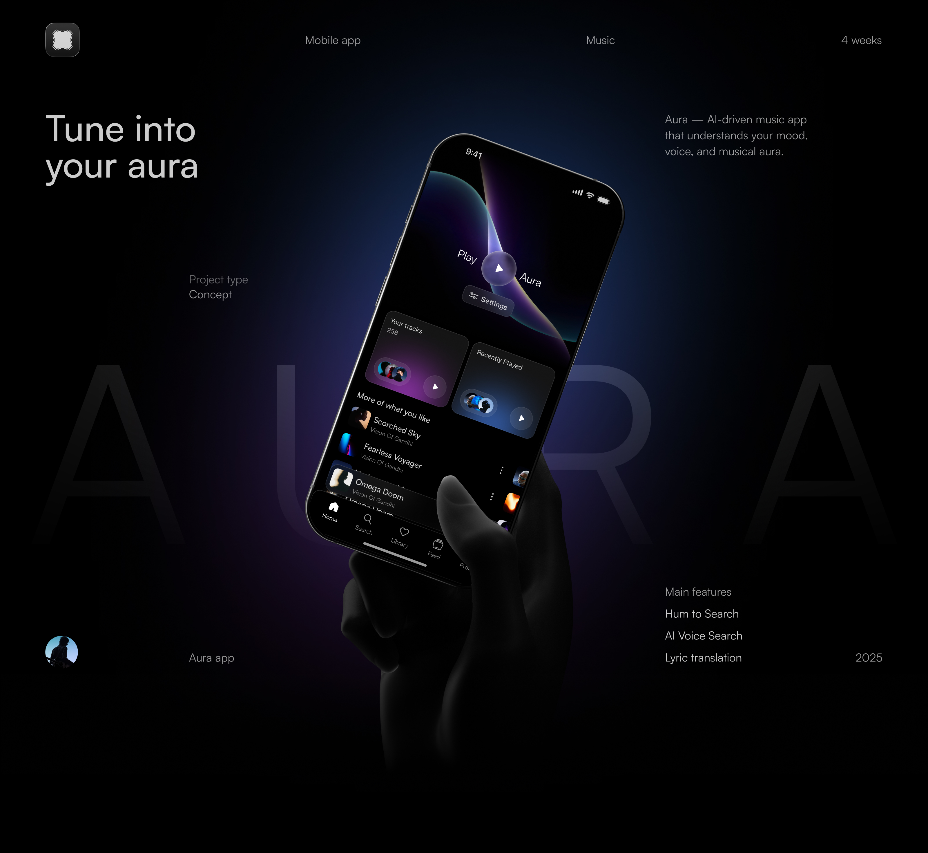 Aura app — Изображение №1 — Интерфейсы на Dprofile