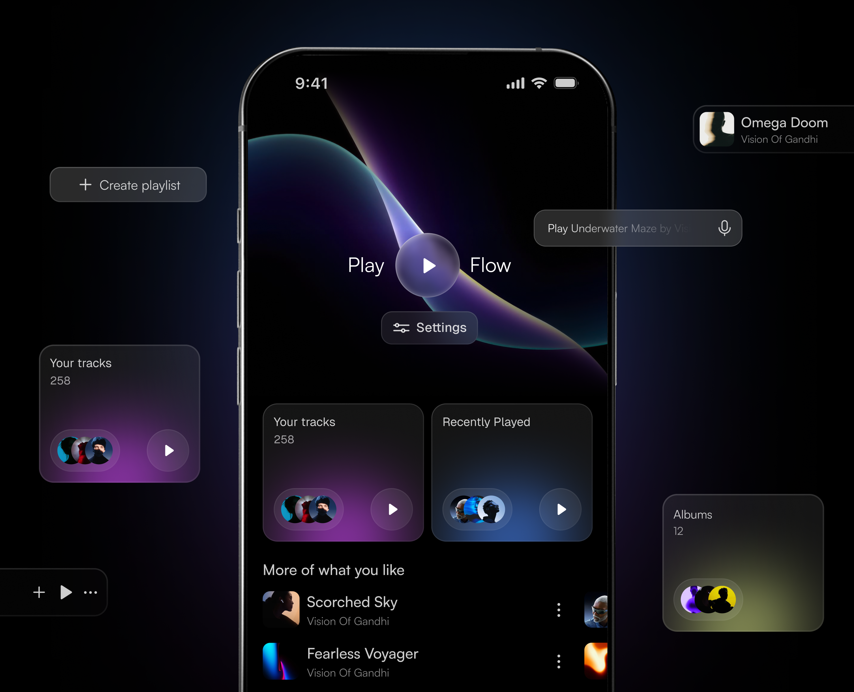Aura app — Интерфейсы на Dprofile