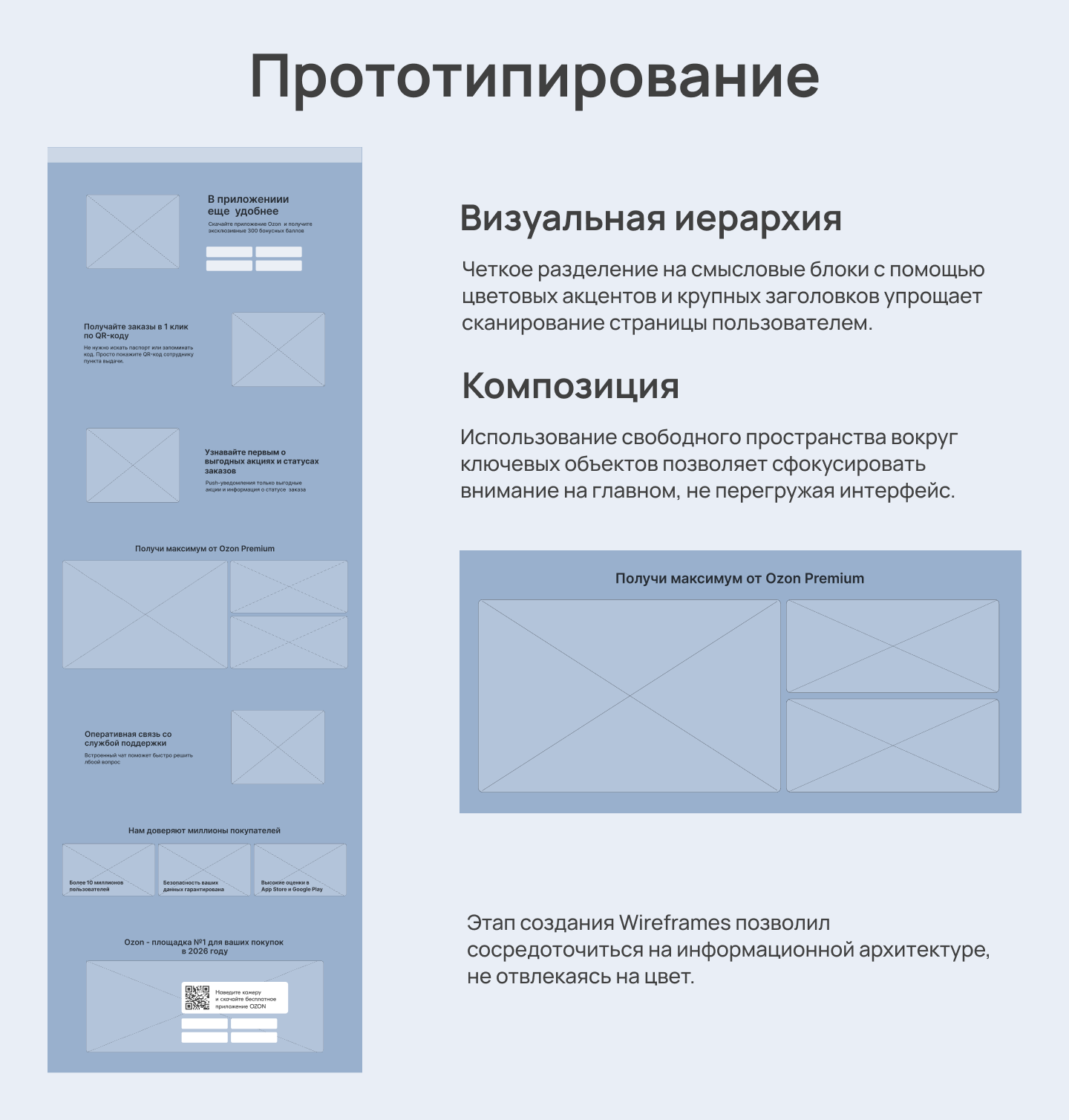 Промо страница мобильного приложения OZON — Изображение №2 — Интерфейсы на Dprofile