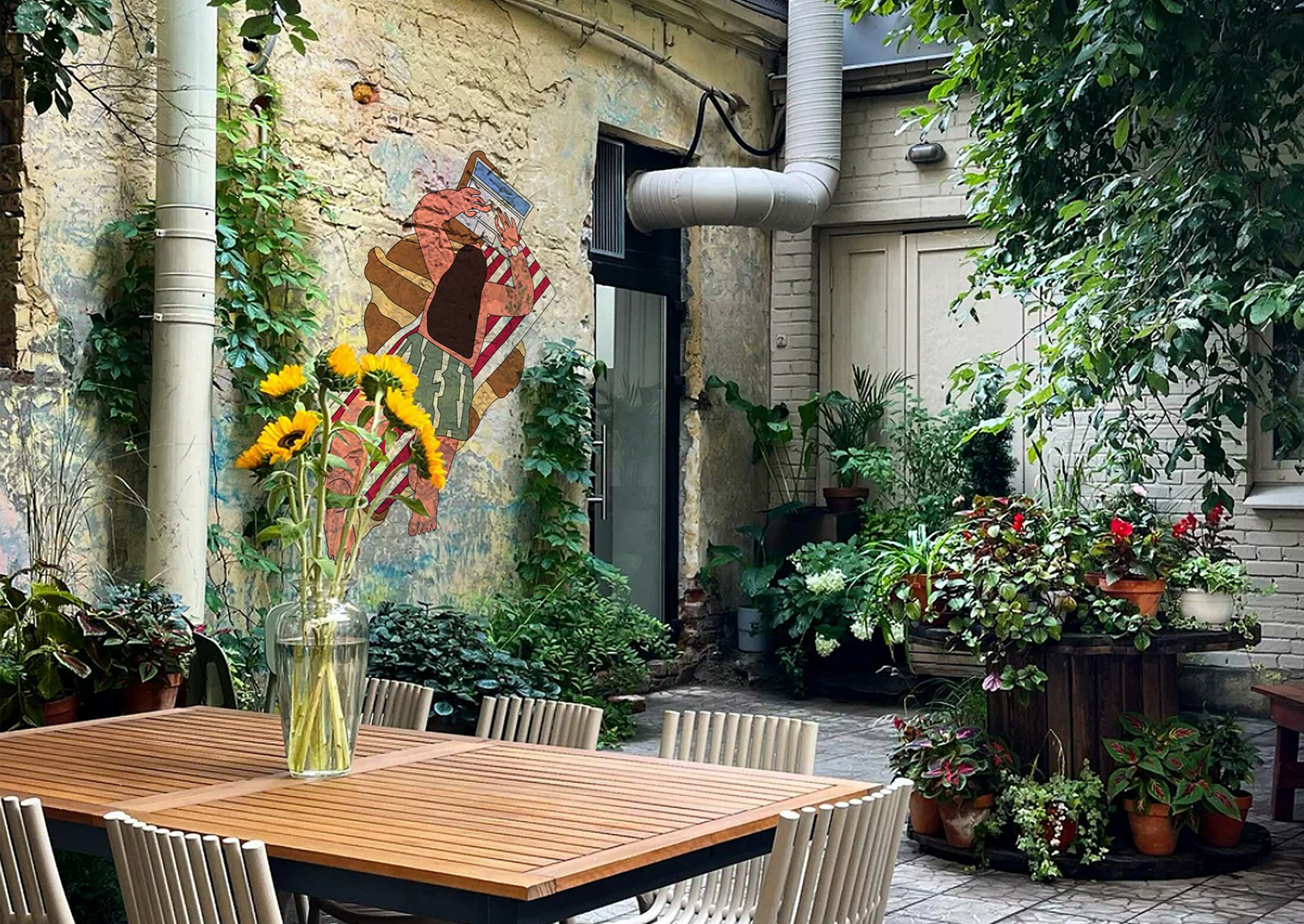 Иллюстрации для ресторана-пекарни Ivory Garden — Изображение №8 — Брендинг, Иллюстрация на Dprofile