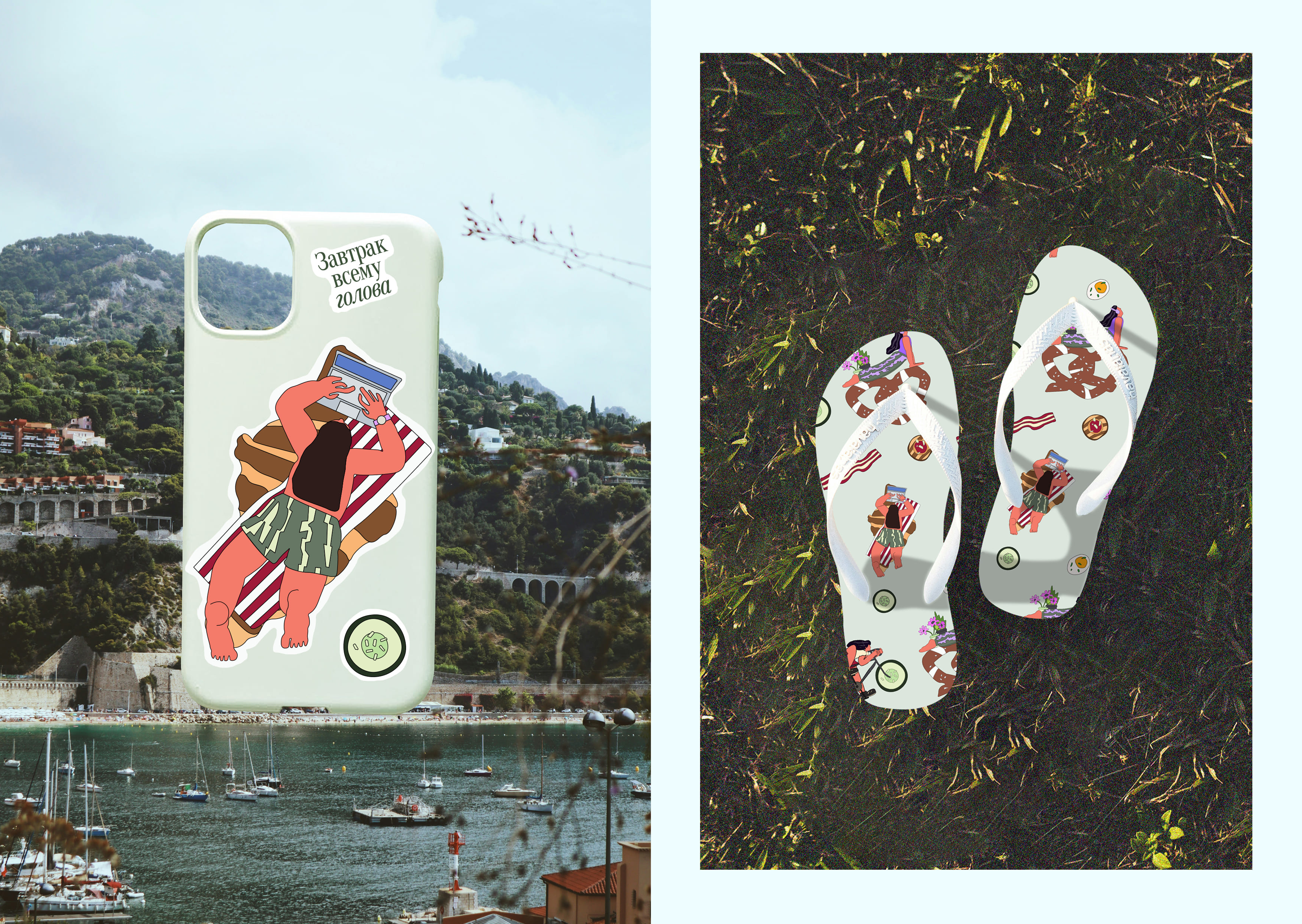 Иллюстрации для ресторана-пекарни Ivory Garden — Изображение №10 — Брендинг, Иллюстрация на Dprofile