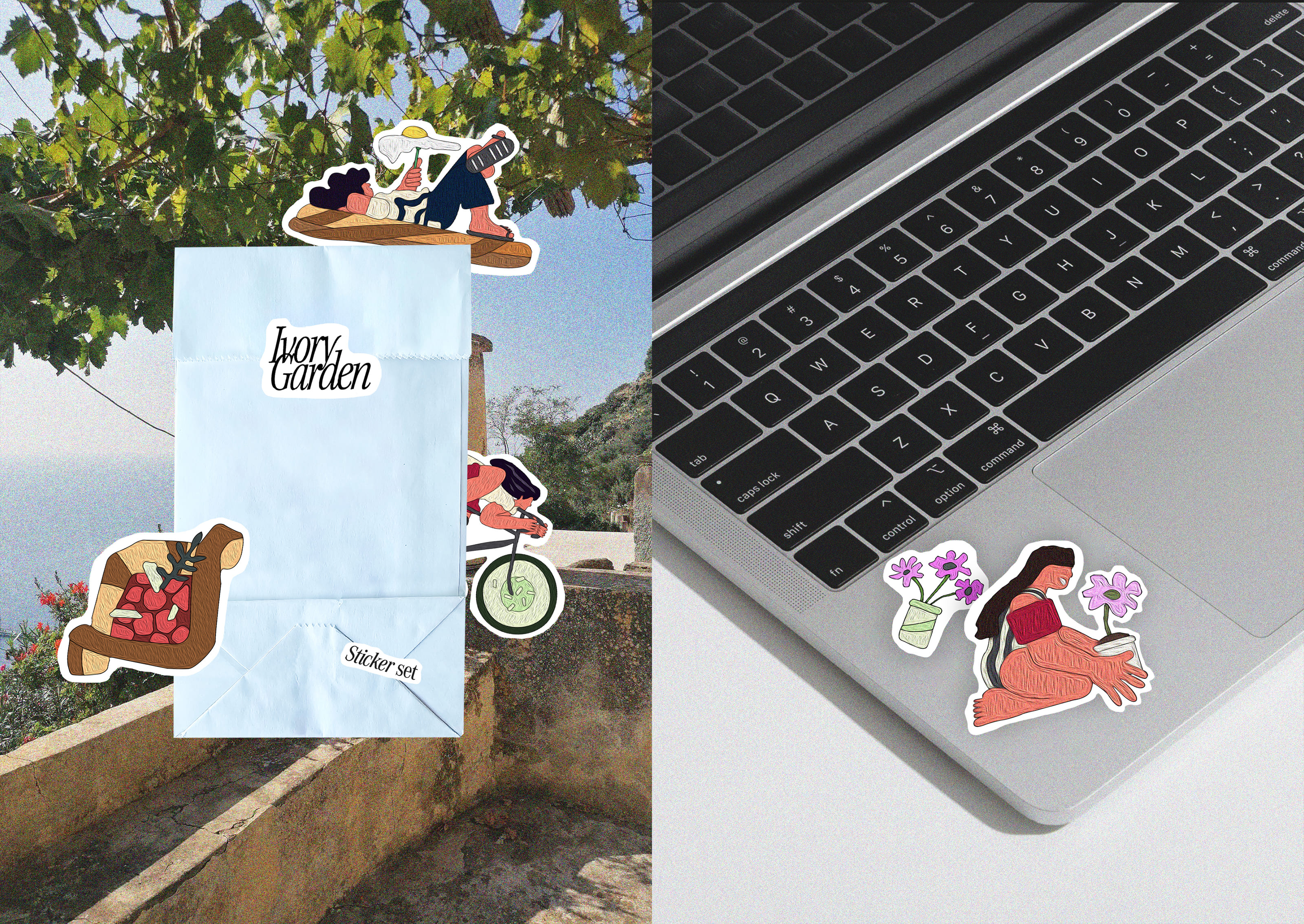 Иллюстрации для ресторана-пекарни Ivory Garden — Изображение №15 — Брендинг, Иллюстрация на Dprofile