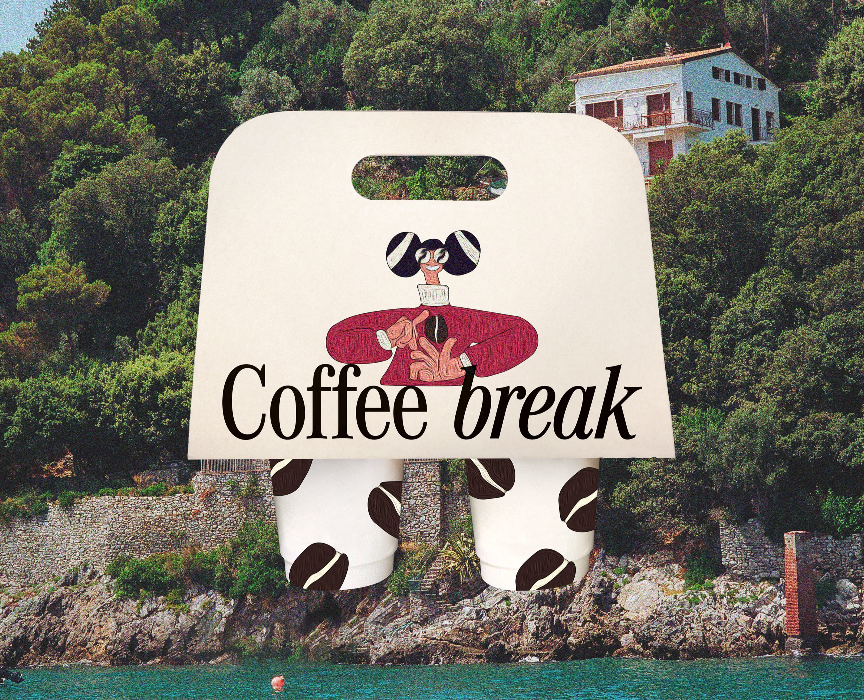 Иллюстрации для ресторана-пекарни Ivory Garden на Dprofile